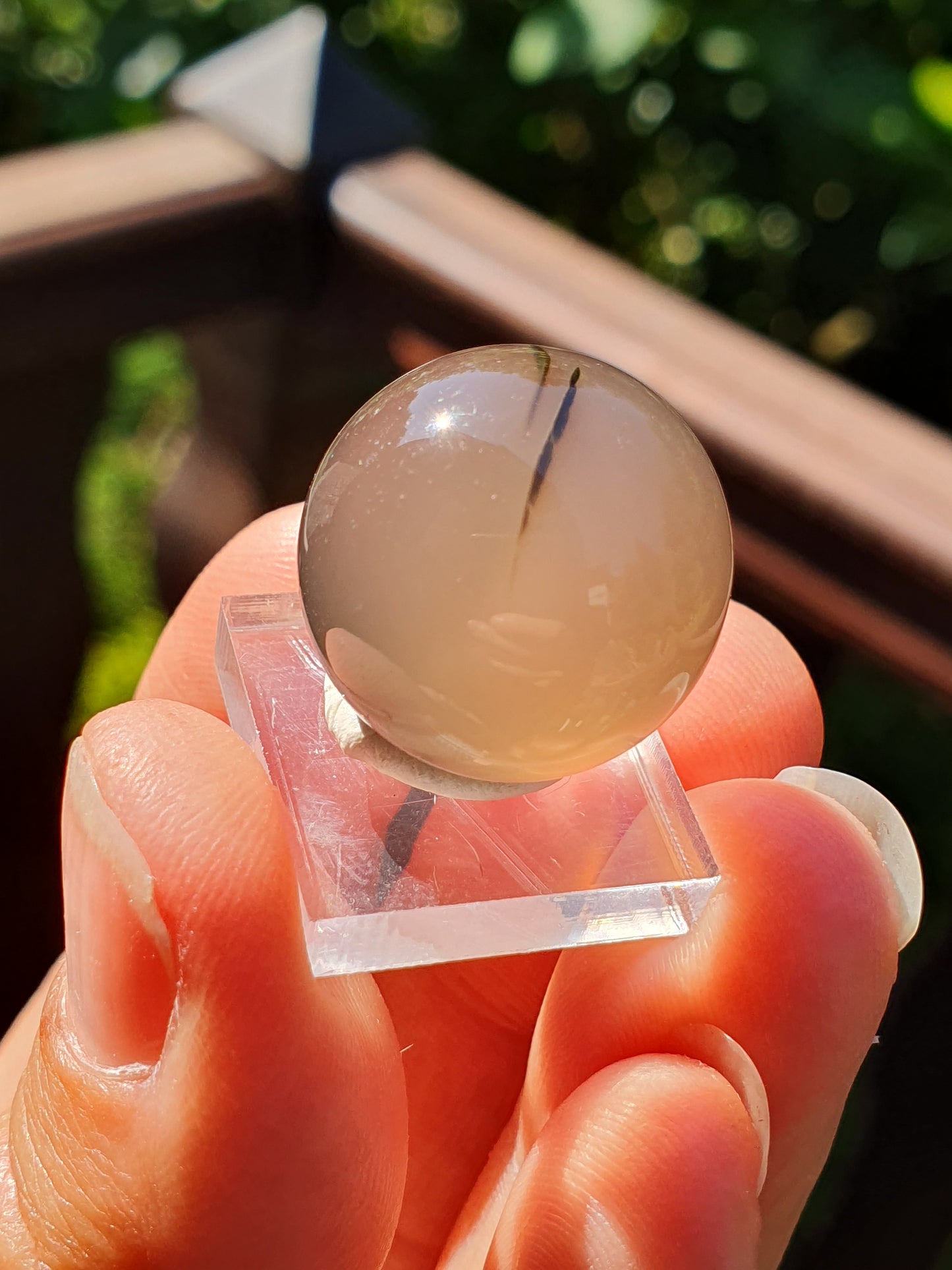 Petite sphère Agate volcan F