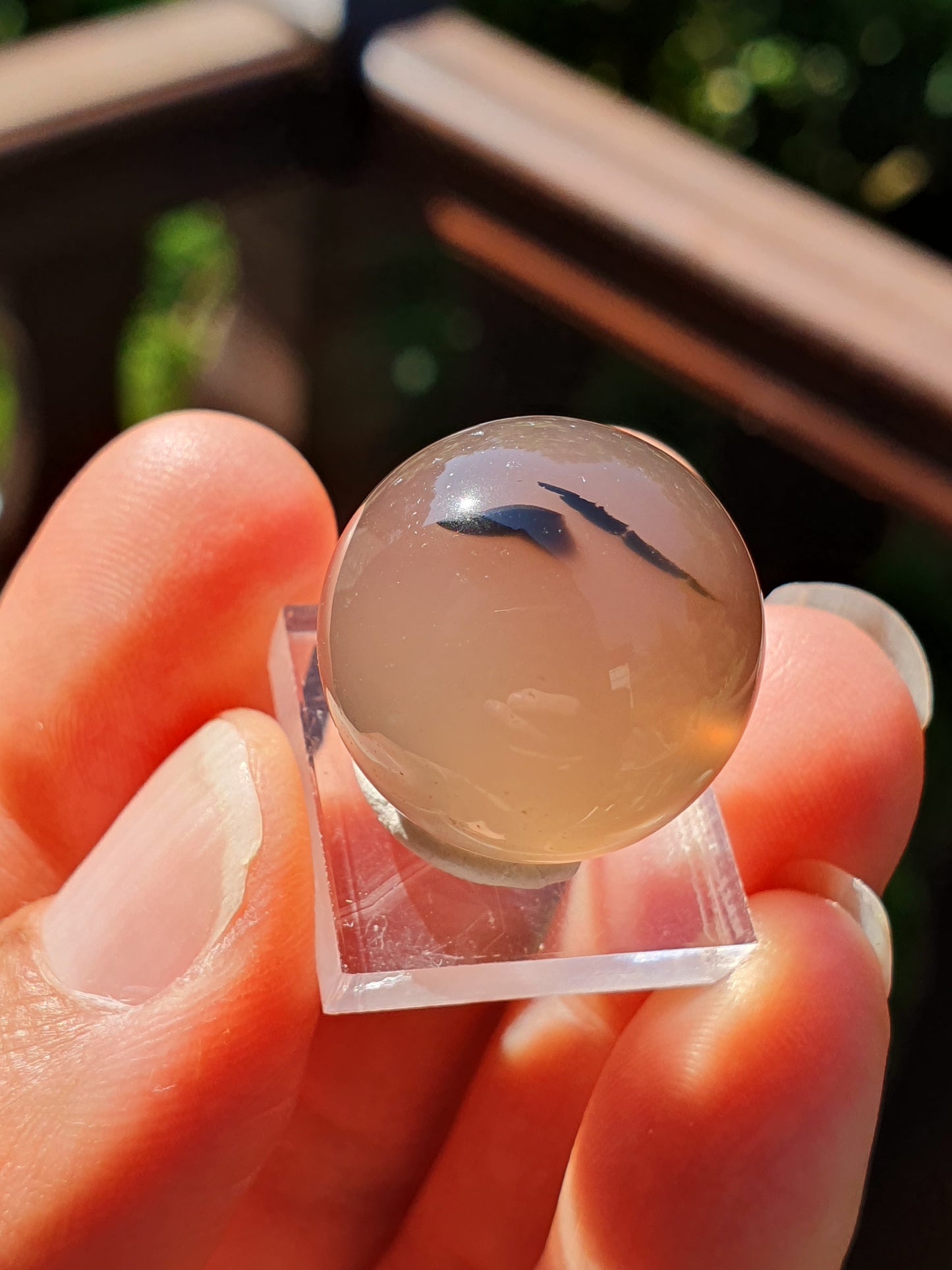 Petite sphère Agate volcan F