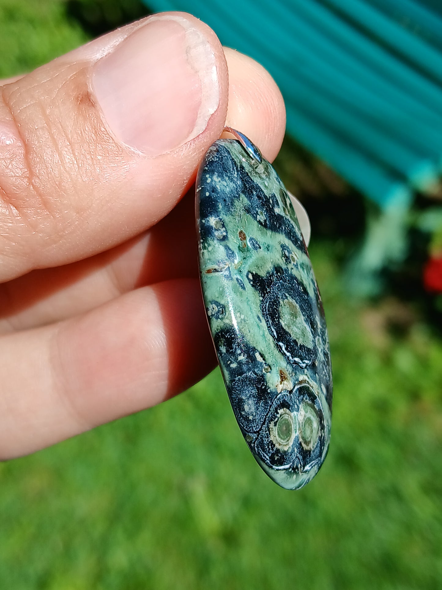 Pendentif Jaspe Kambaba n°1