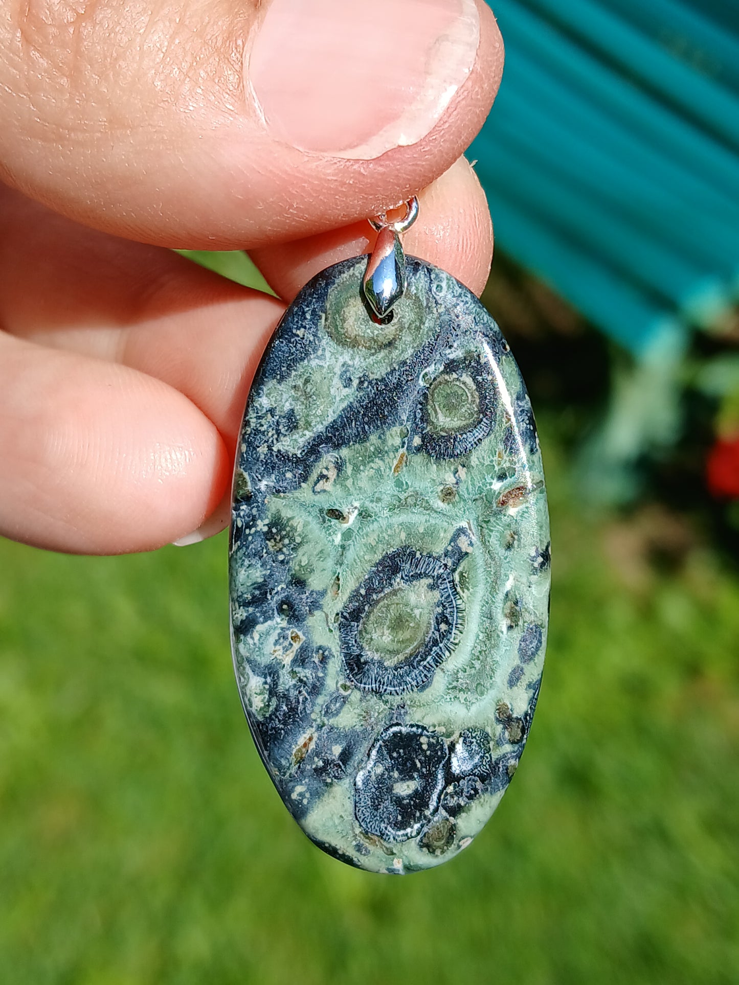 Pendentif Jaspe Kambaba n°1