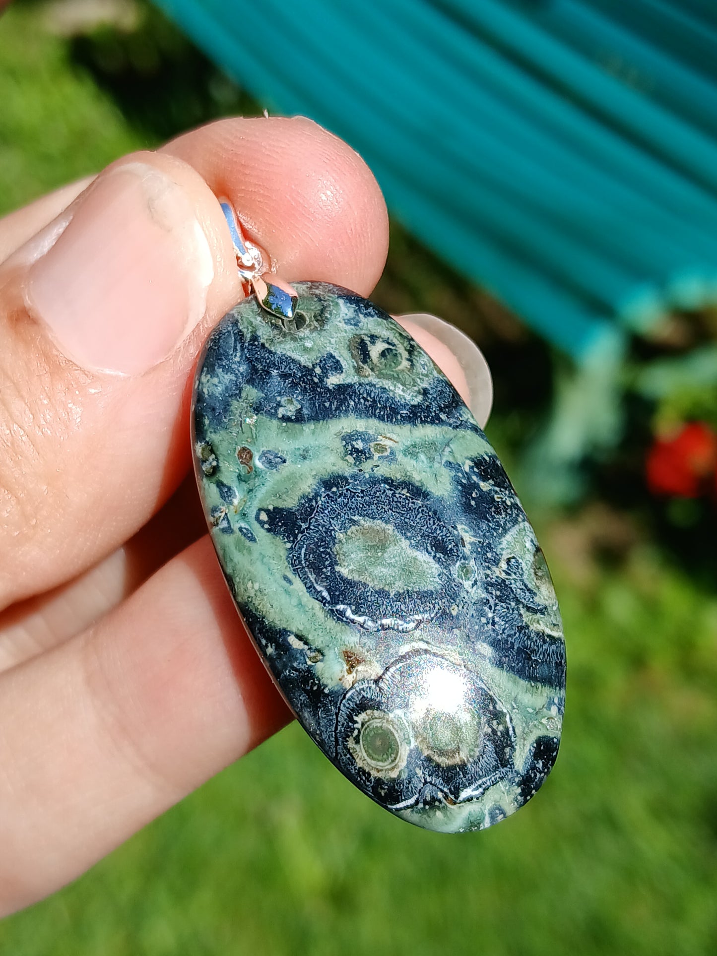 Pendentif Jaspe Kambaba n°1