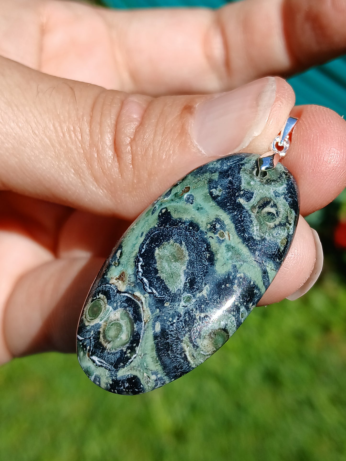 Pendentif Jaspe Kambaba n°1