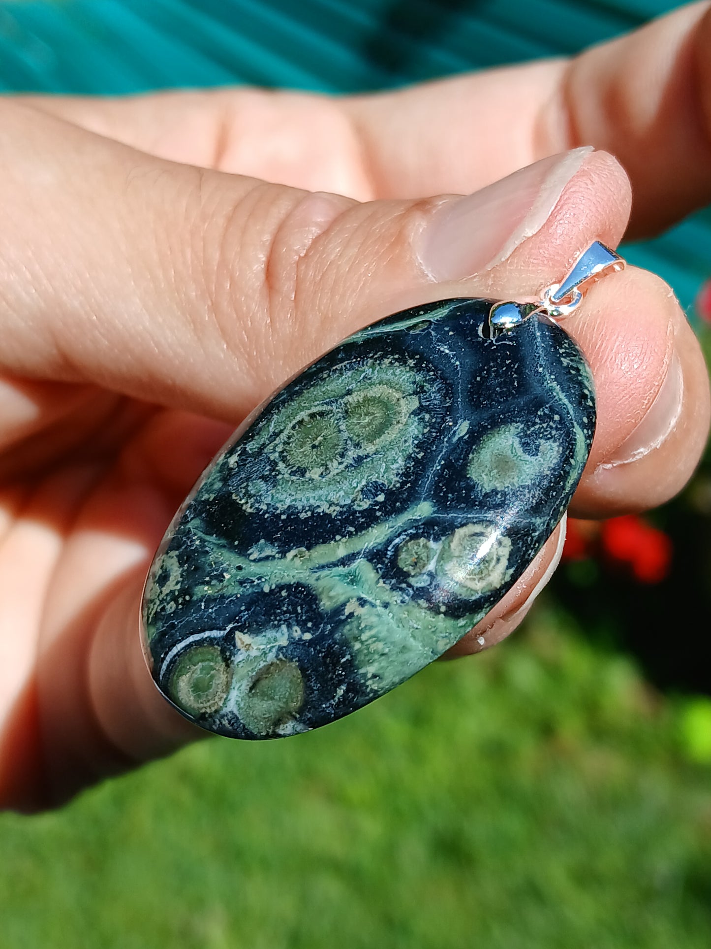 Pendentif Jaspe Kambaba n°3