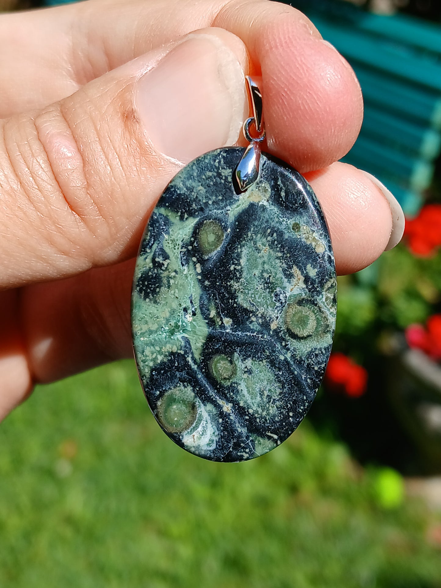 Pendentif Jaspe Kambaba n°3