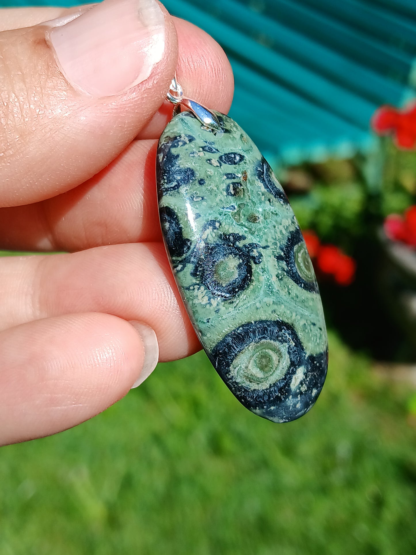 Pendentif Jaspe Kambaba n°7