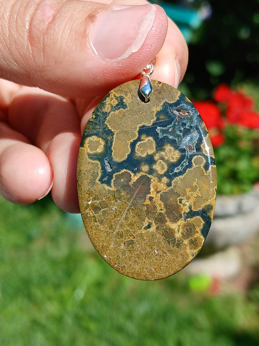 Pendentif Jaspe orbiculaire B
