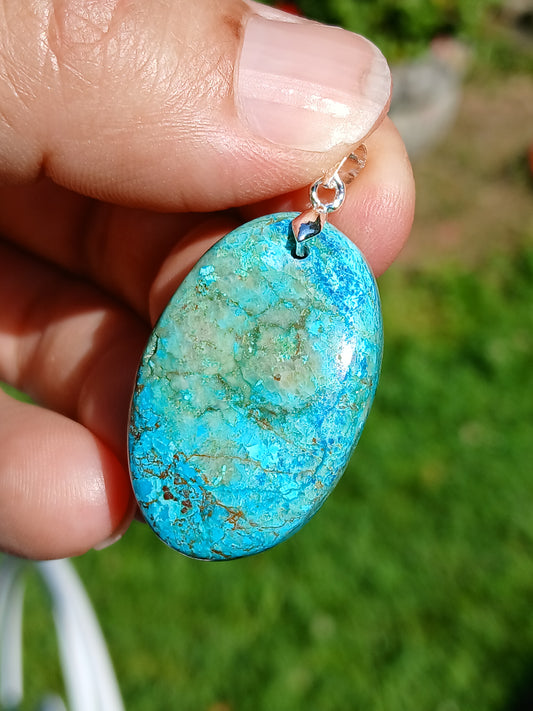 Pendentif Chrysocolle D