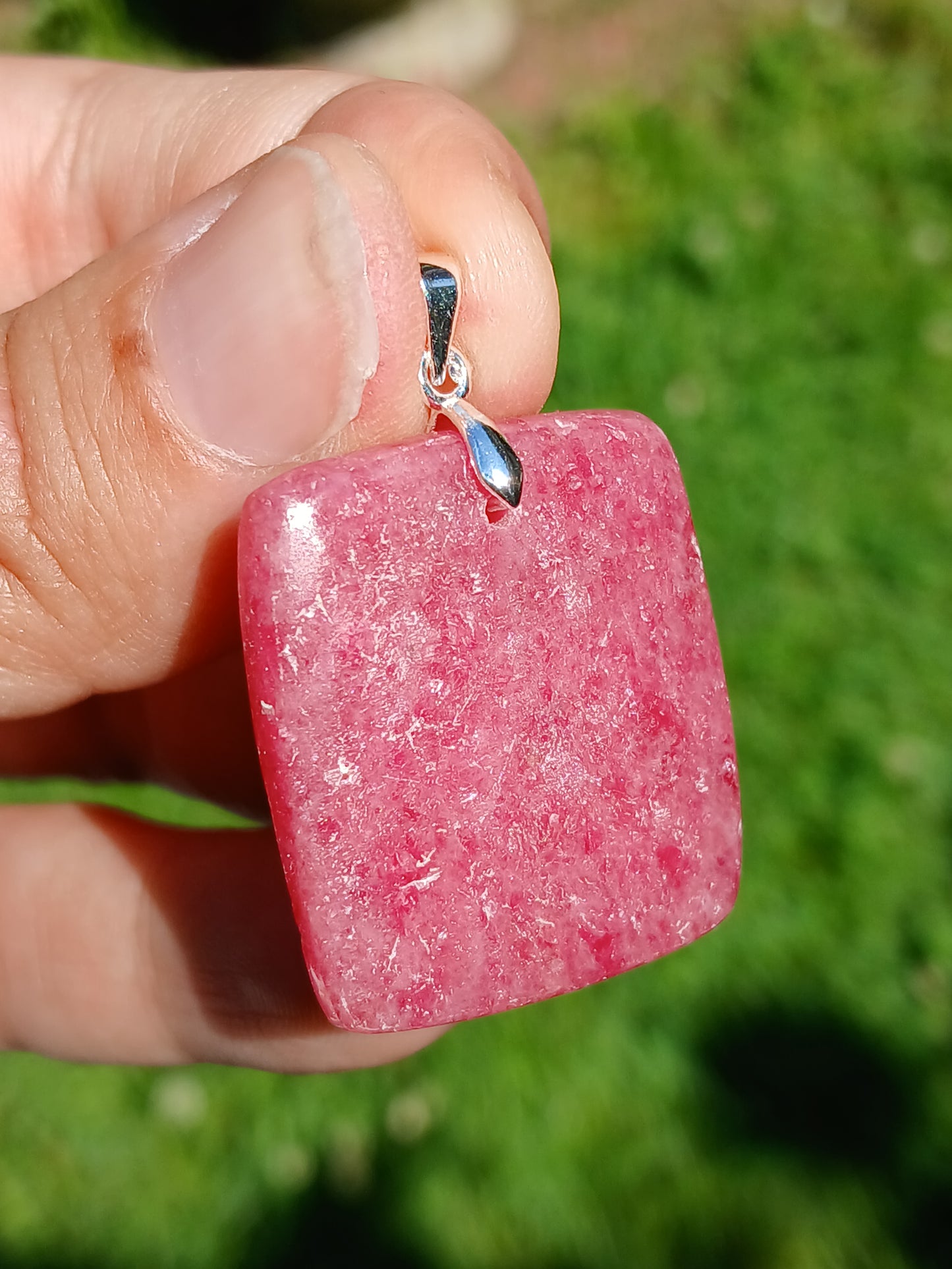 Pendentif Rhodonite B