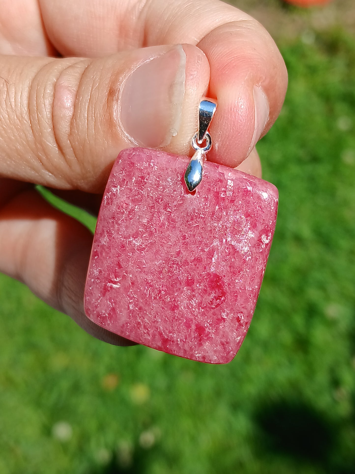 Pendentif Rhodonite B
