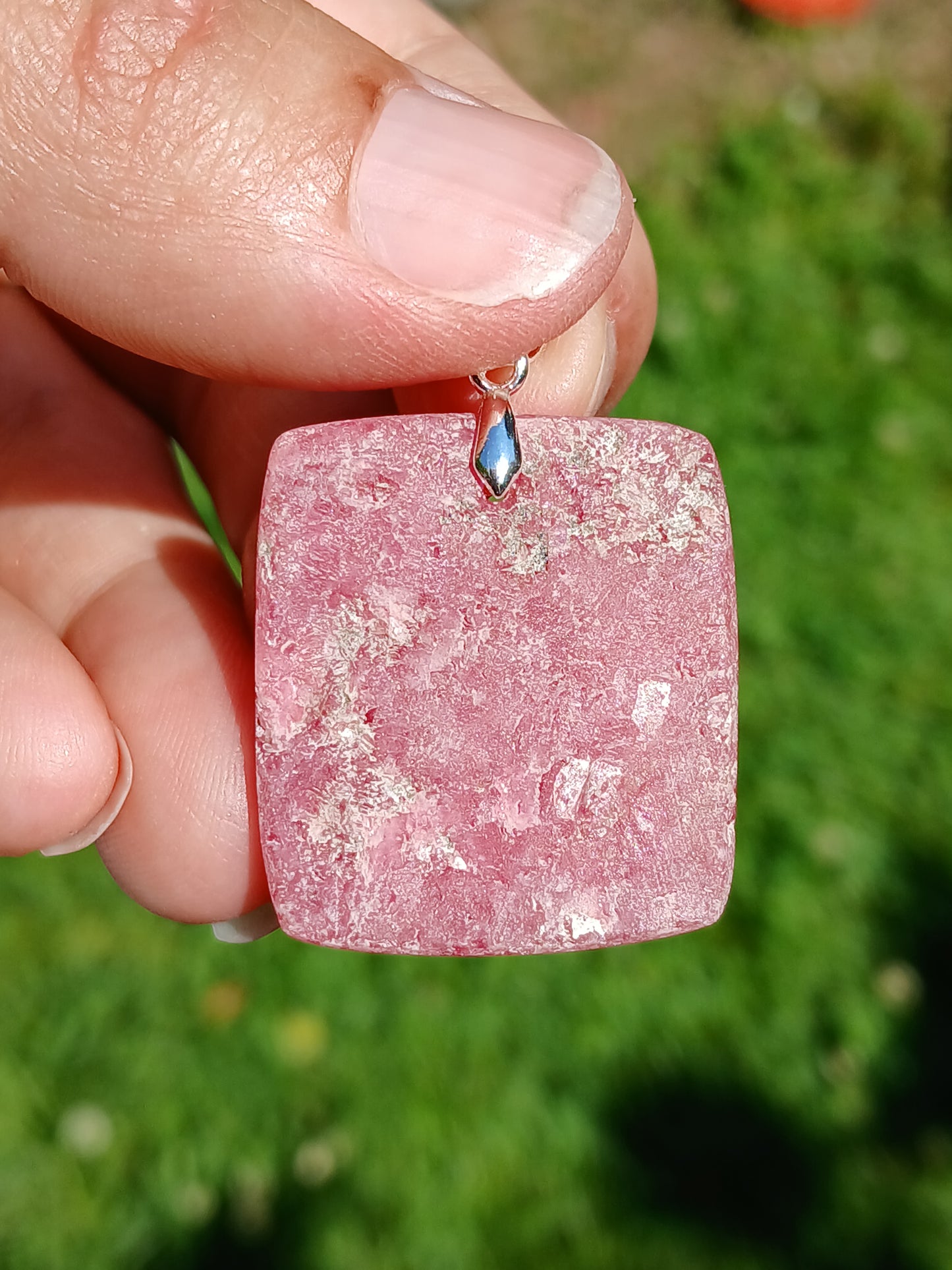 Pendentif Rhodonite B