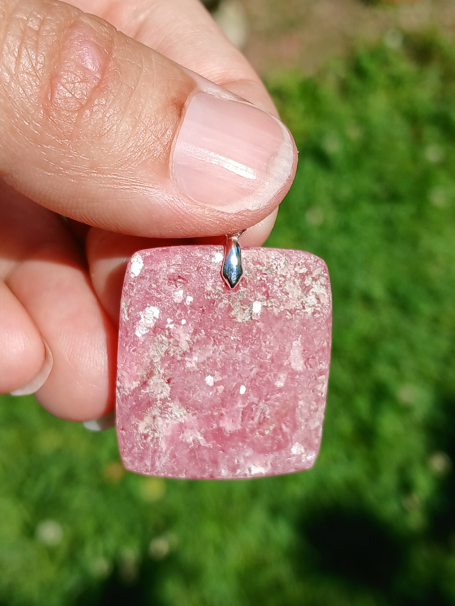 Pendentif Rhodonite B