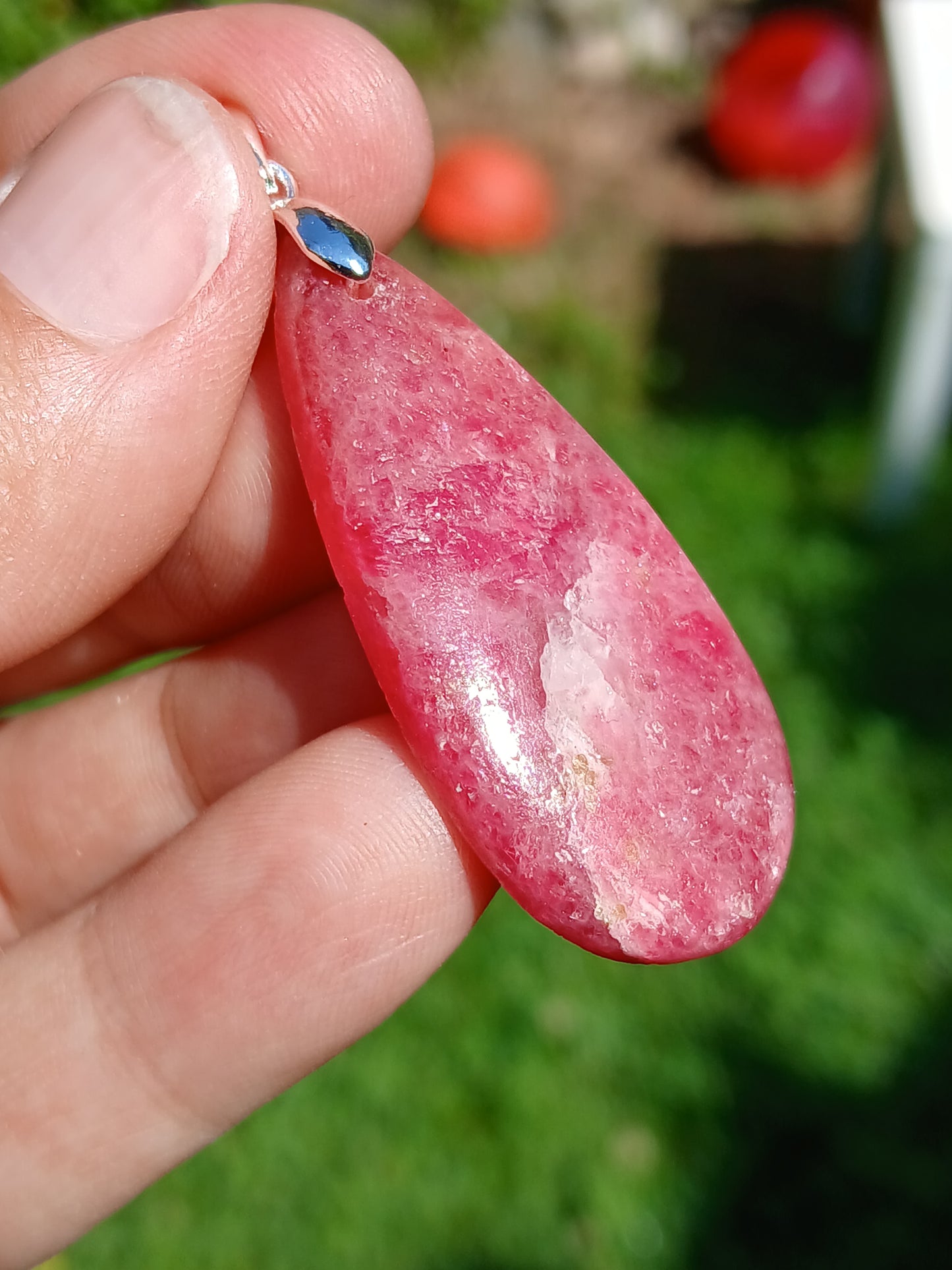 Pendentif Rhodonite D