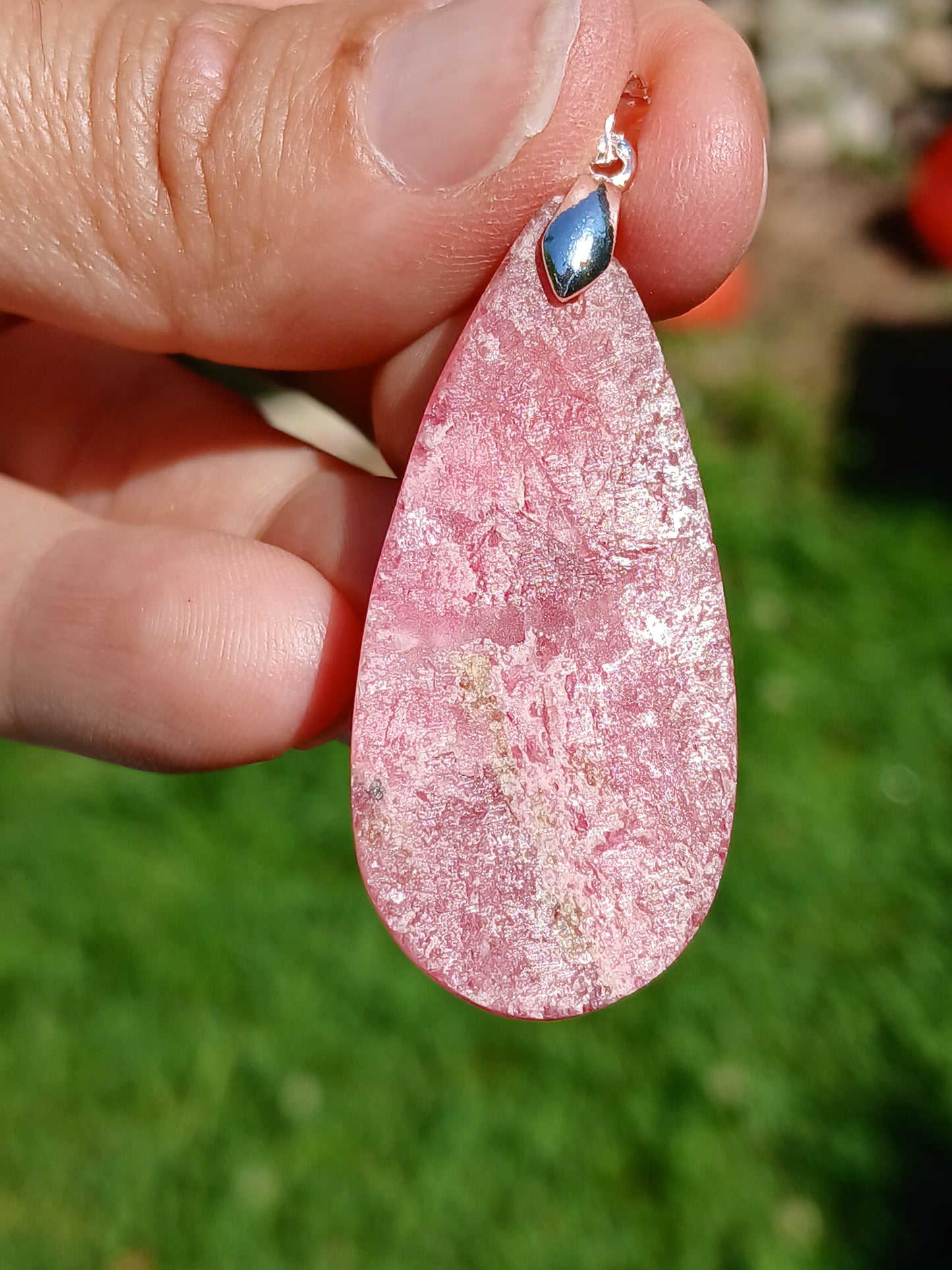 Pendentif Rhodonite D