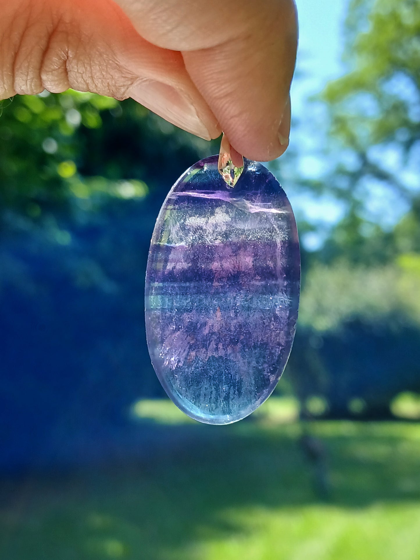 Pendentif Fluorite E