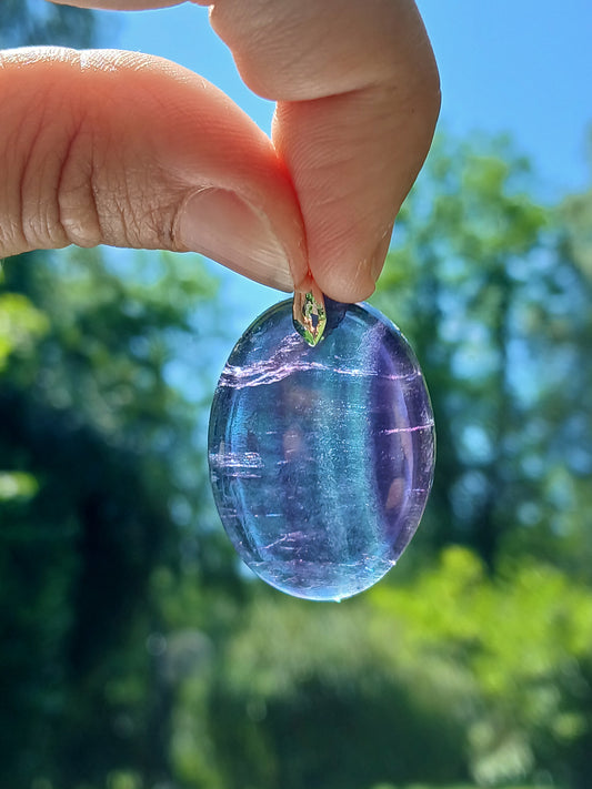 Pendentif Fluorite F