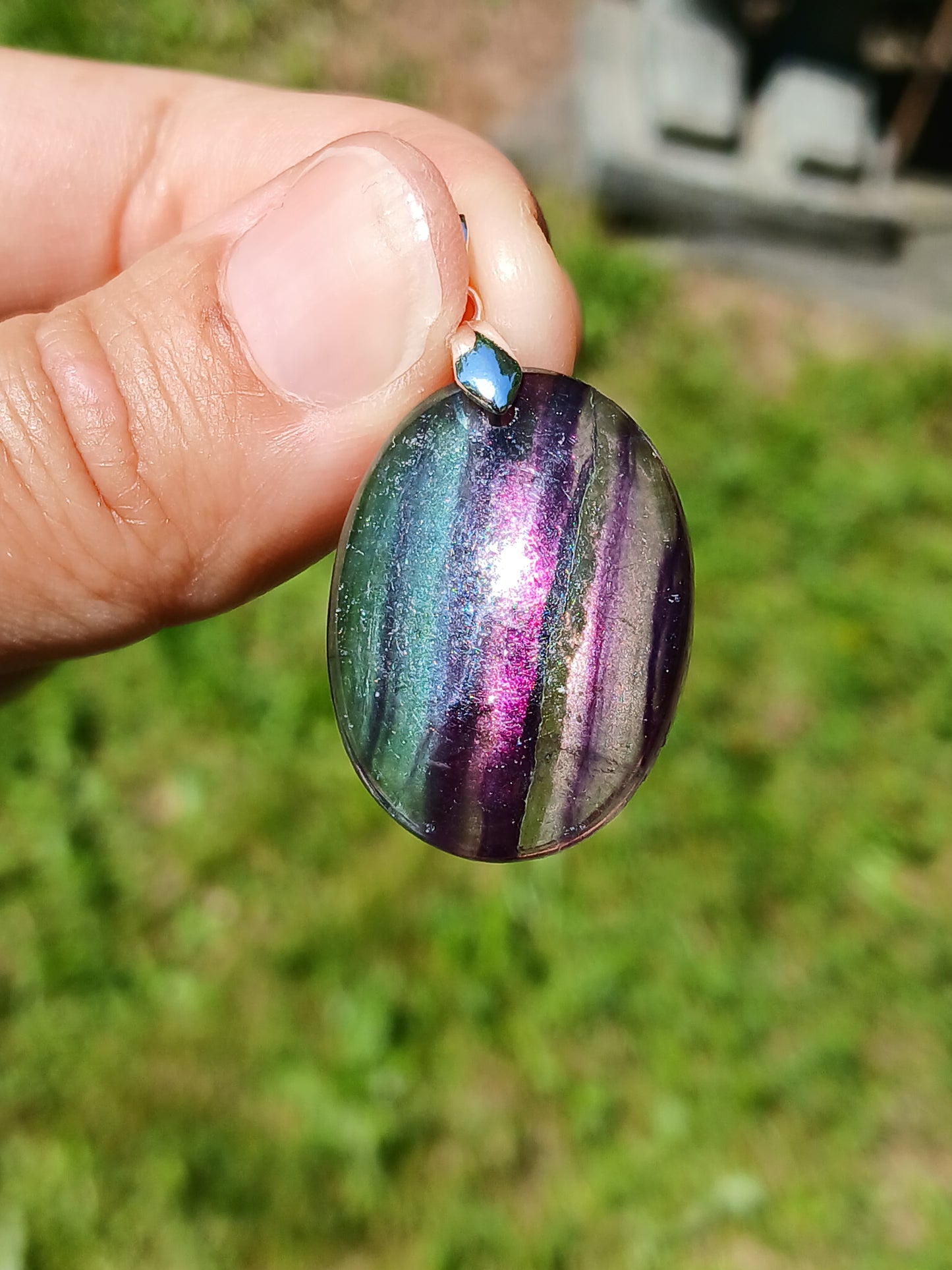 Pendentif Fluorite G