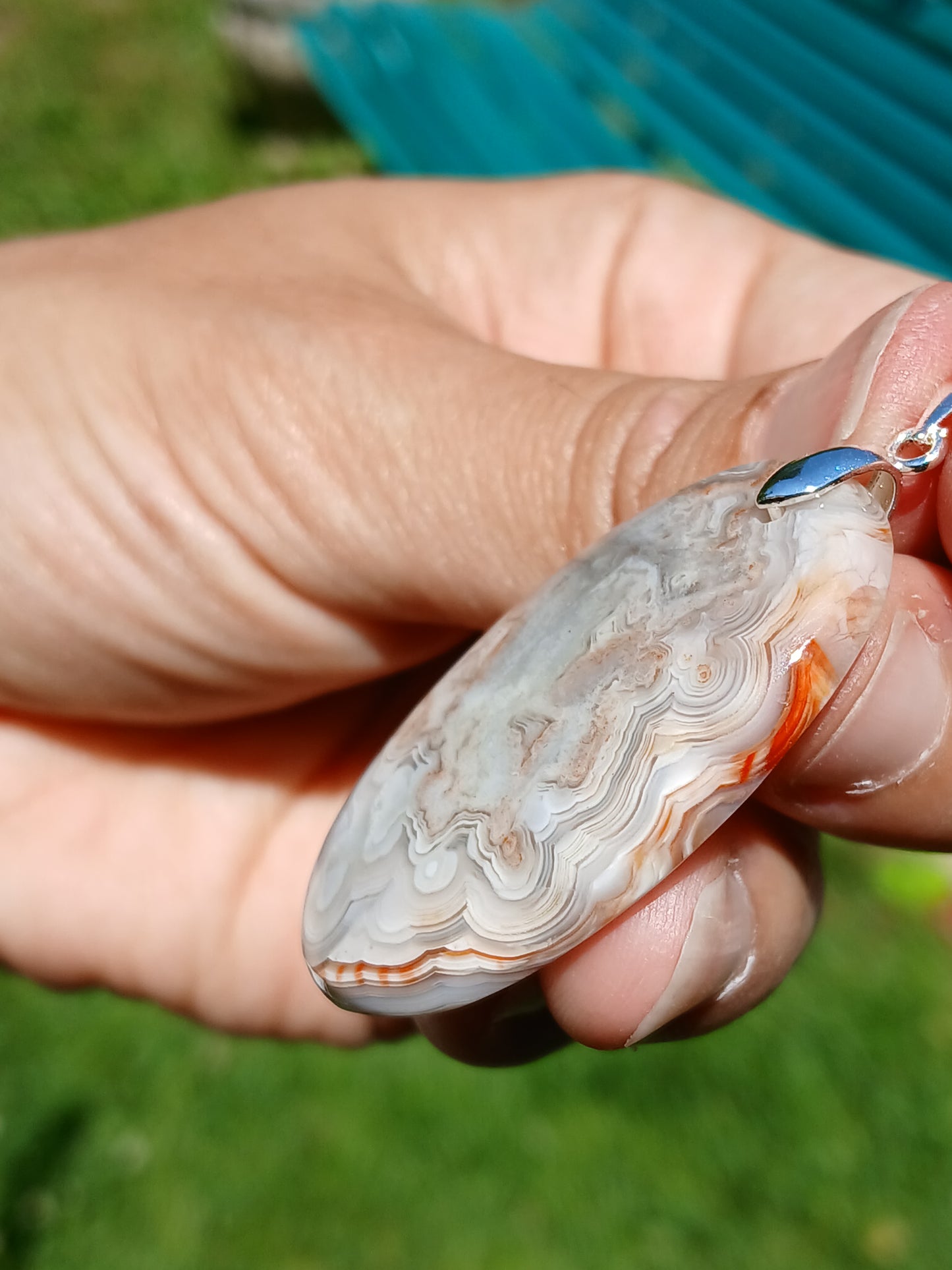 Pendentif Agate crazy lace n°6