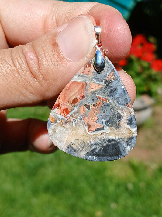 Pendentif Jaspe maligano n°4