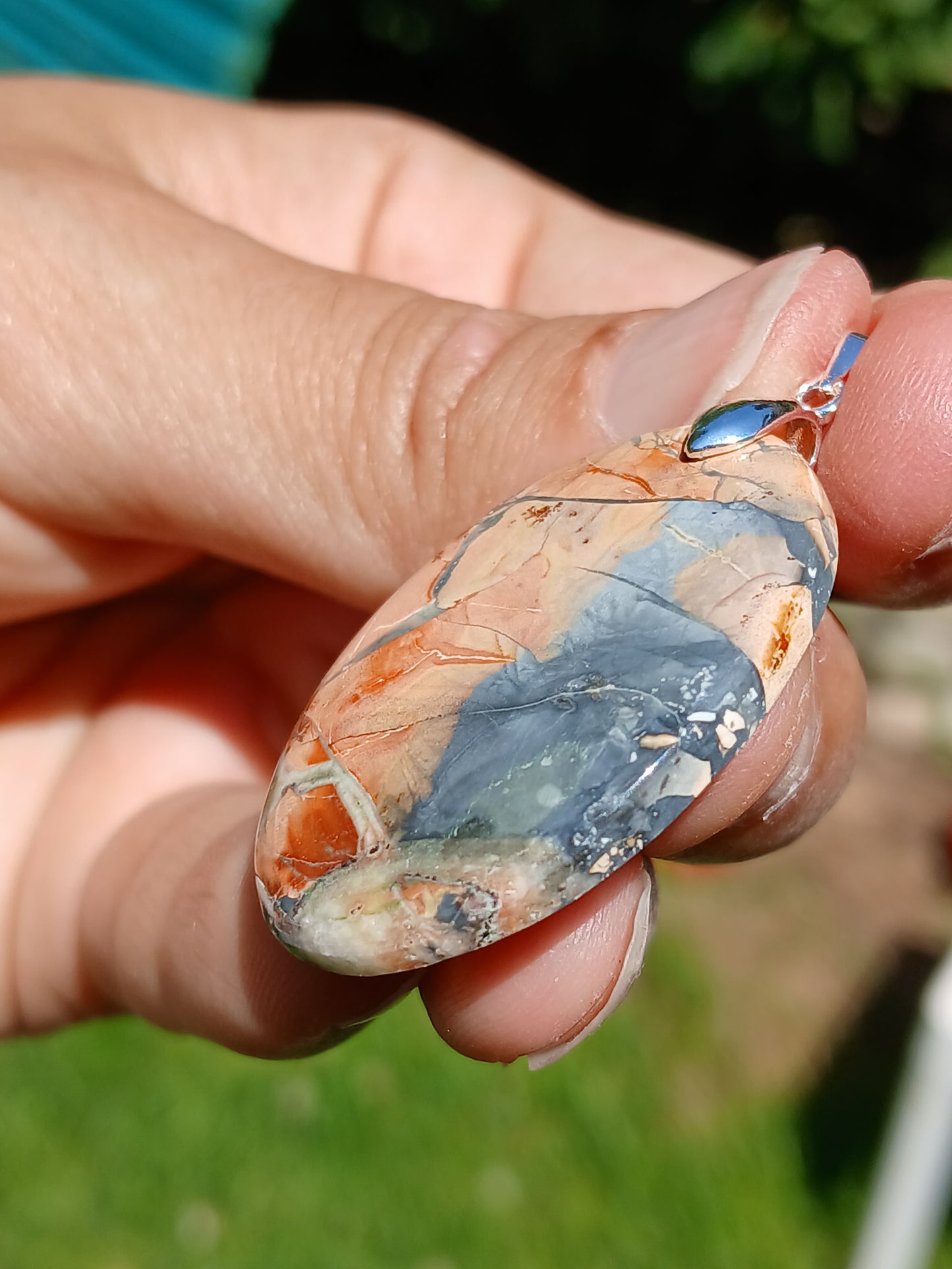 Pendentif Jaspe maligano n°8