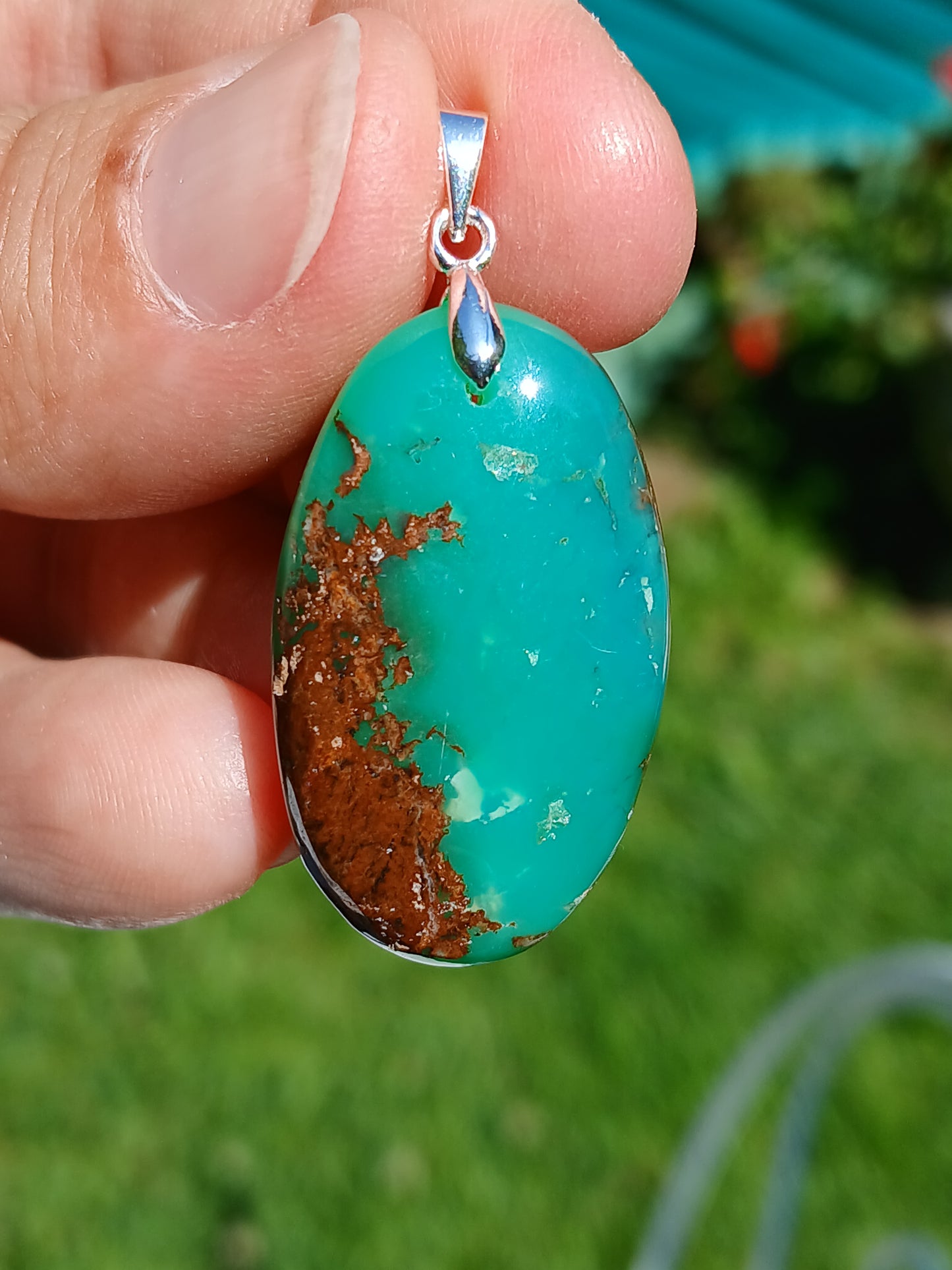 Pendentif Chysoprase CH2
