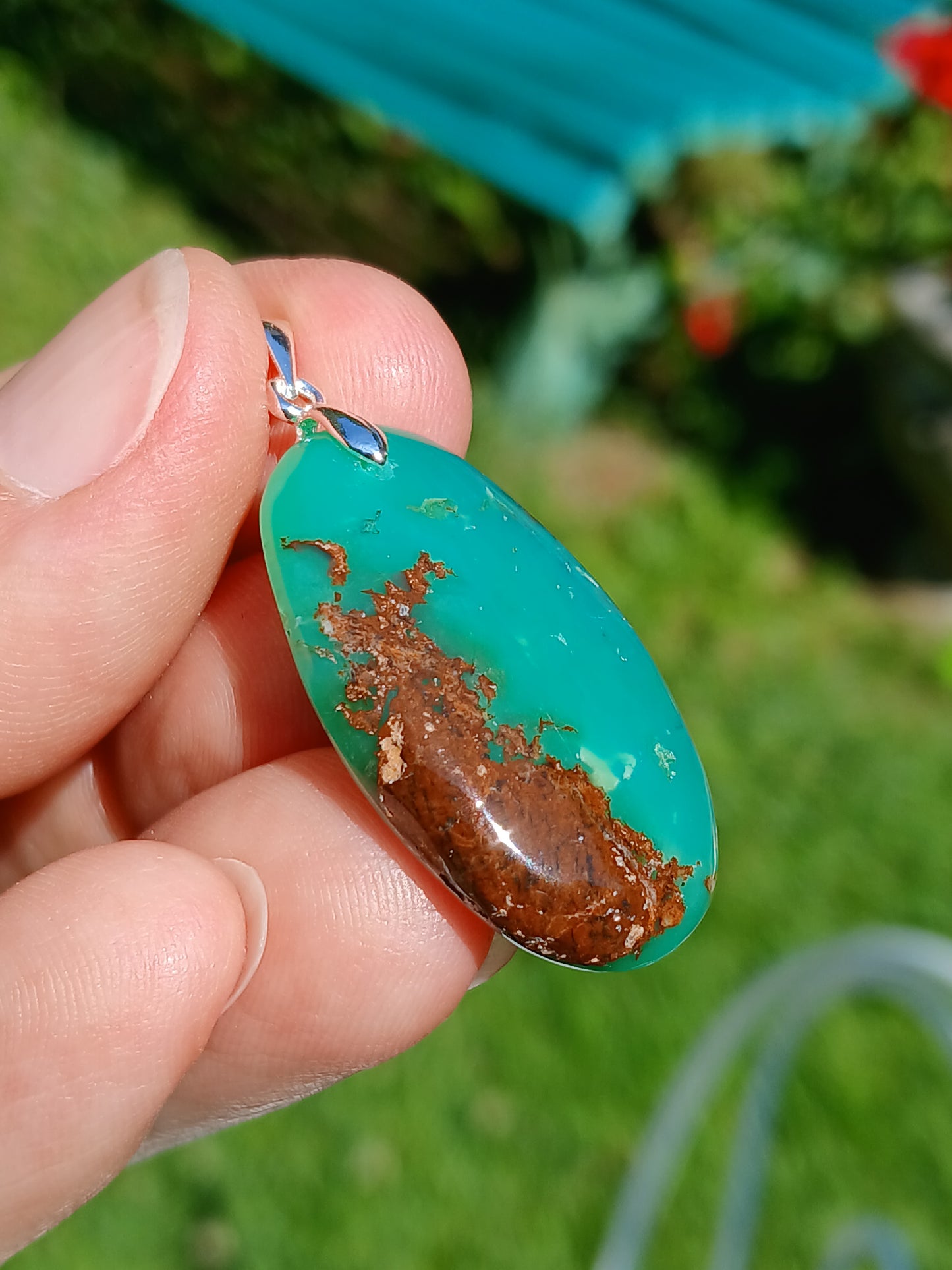 Pendentif Chysoprase CH2