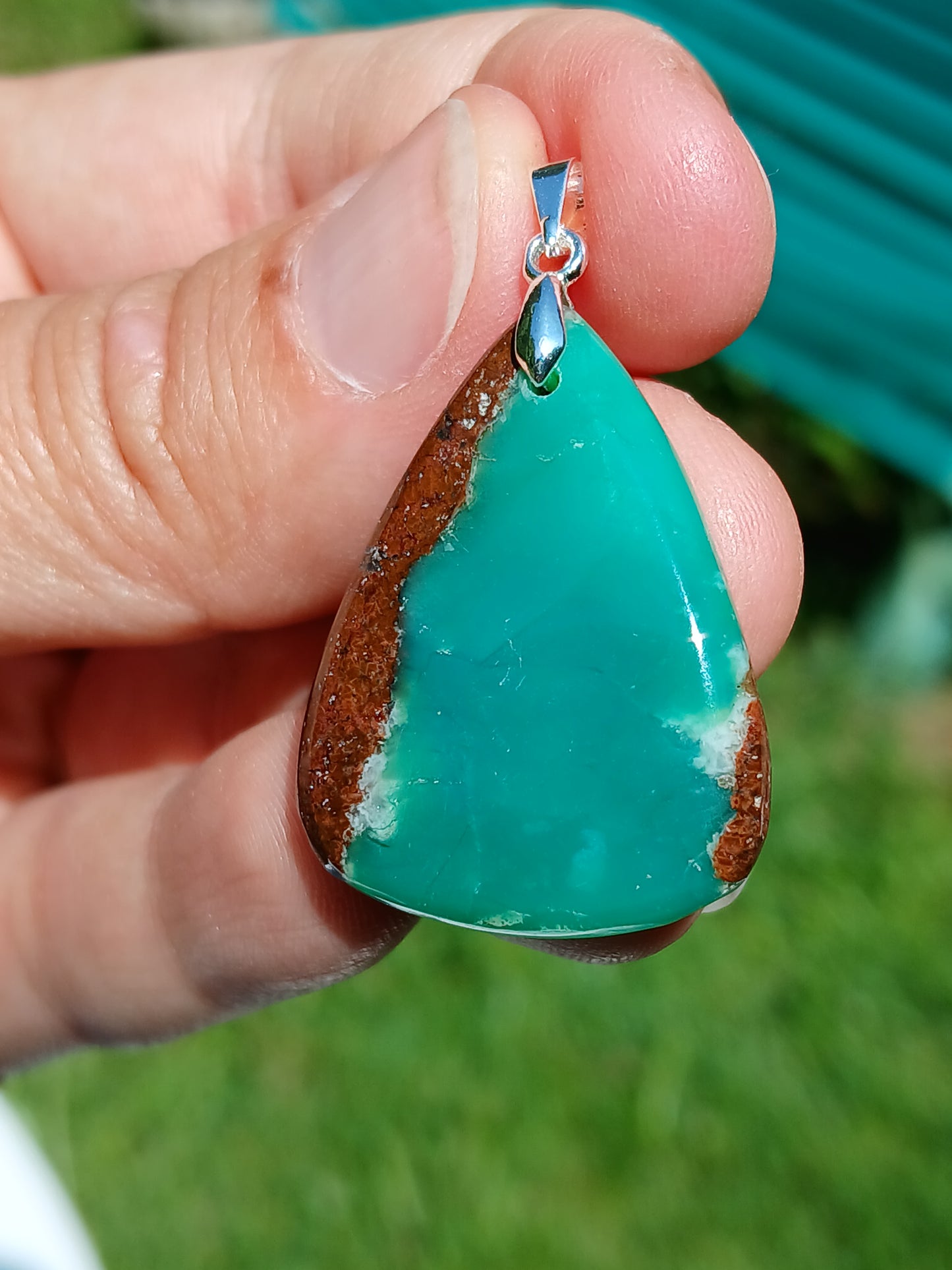 Pendentif Chysoprase CH5