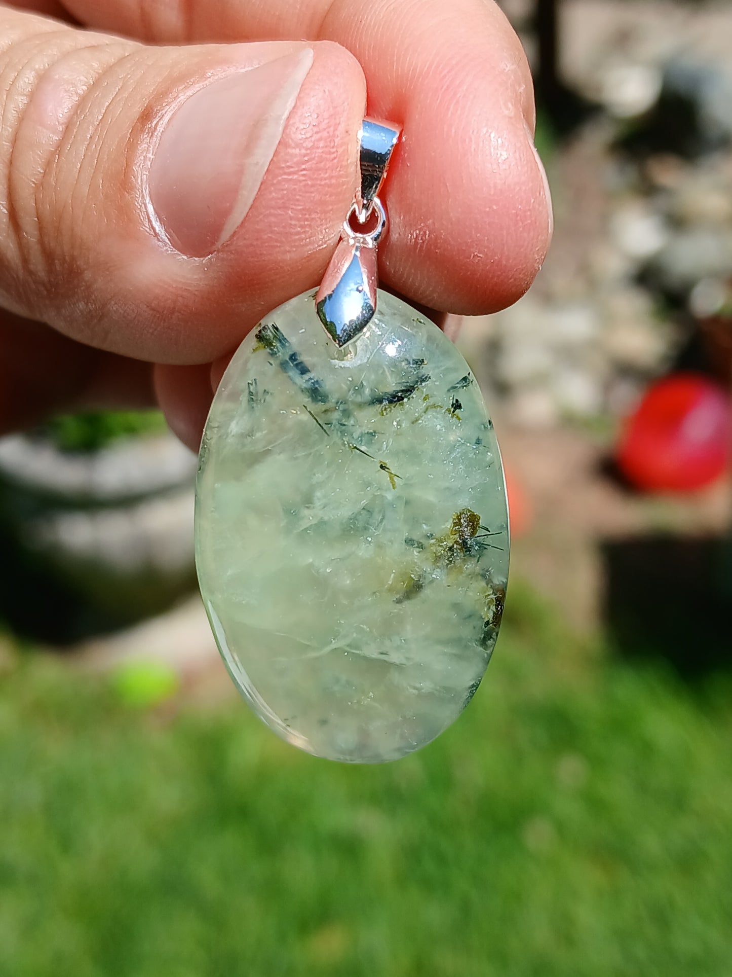 Pendentif Prehnite n°6