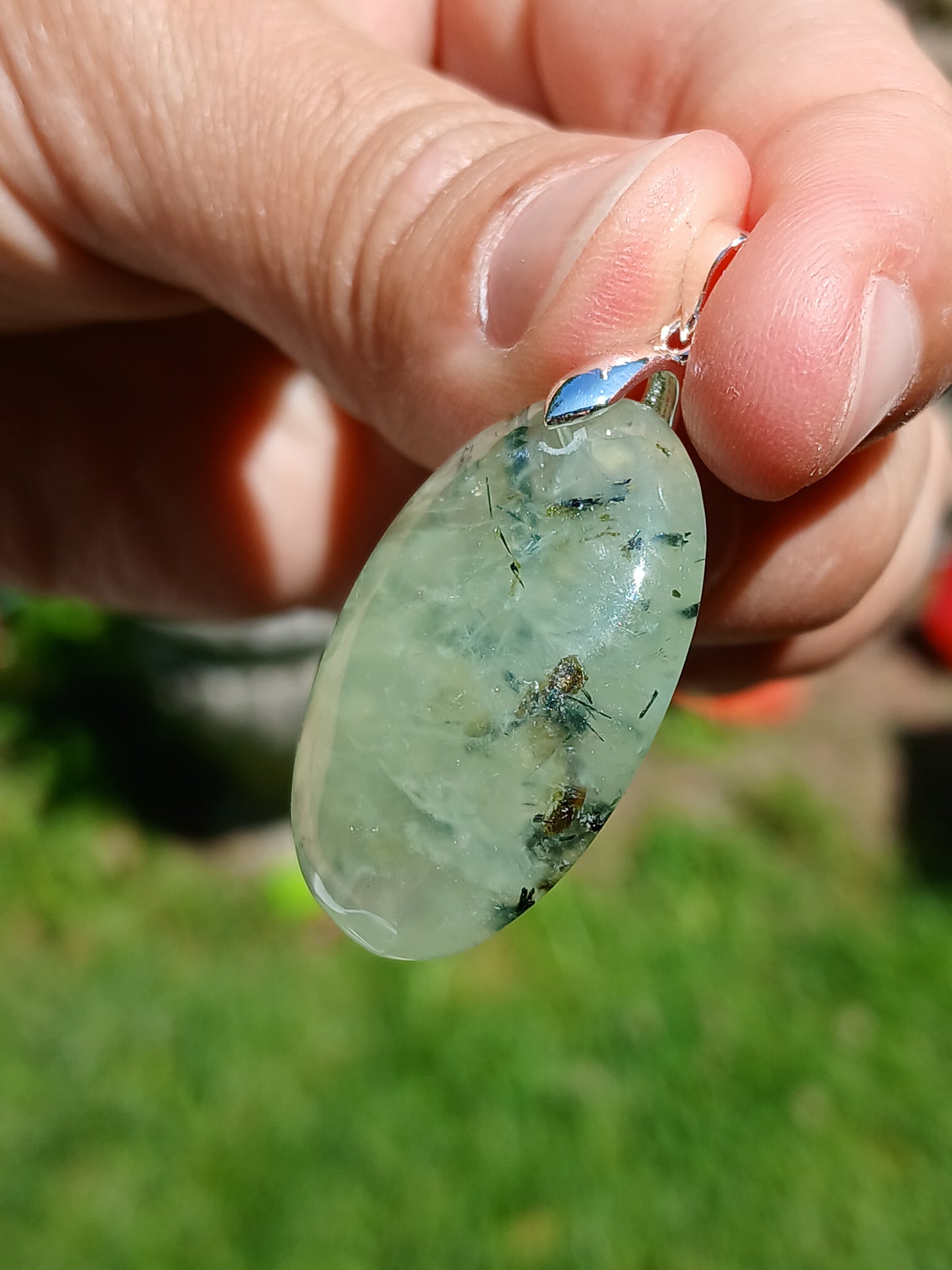 Pendentif Prehnite n°6