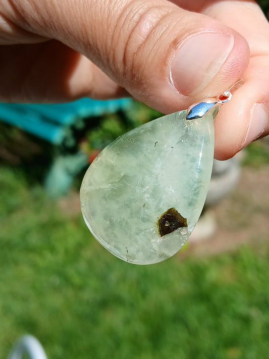 Pendentif Prehnite n°4