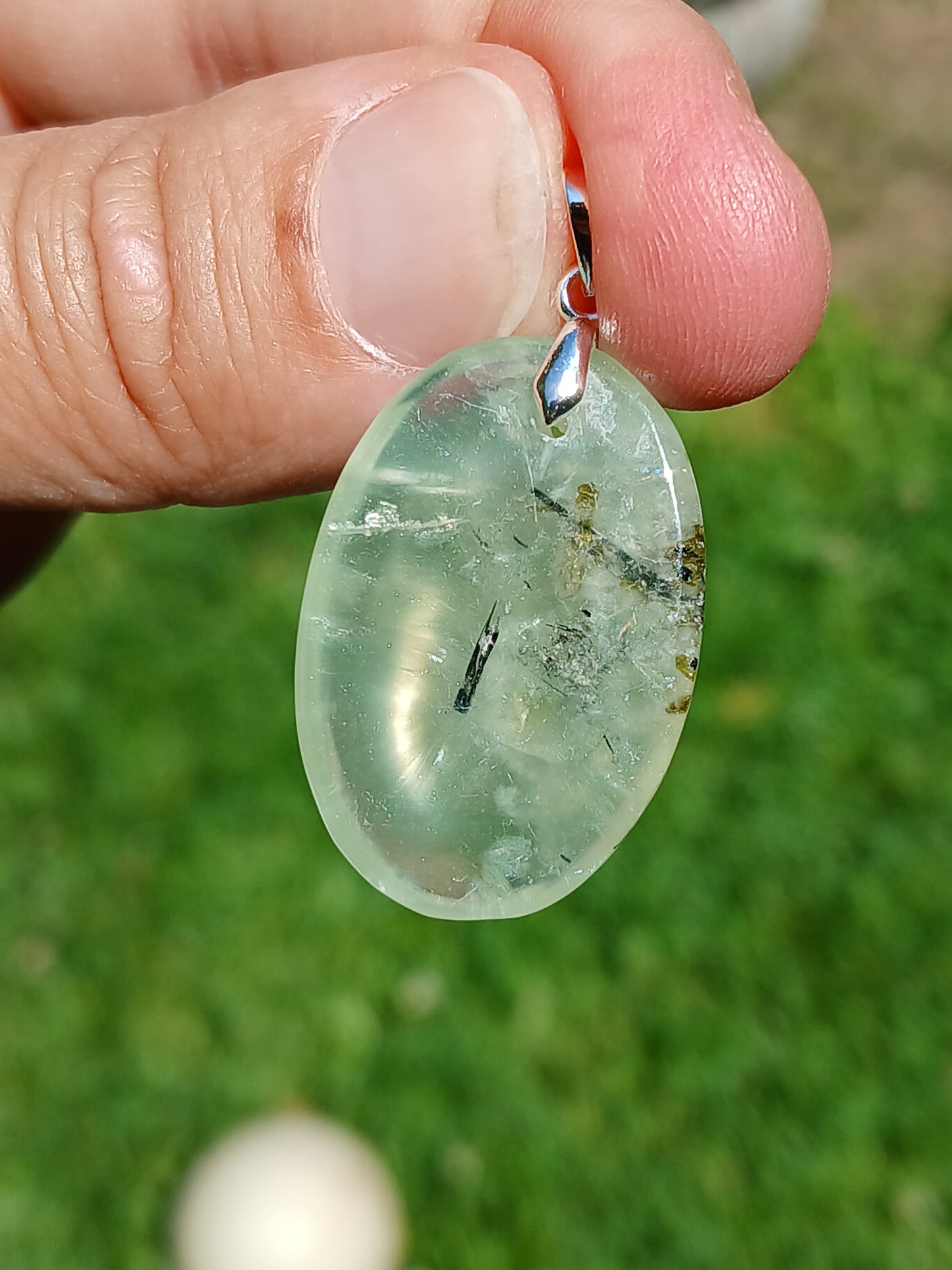 Pendentif Prehnite n°5