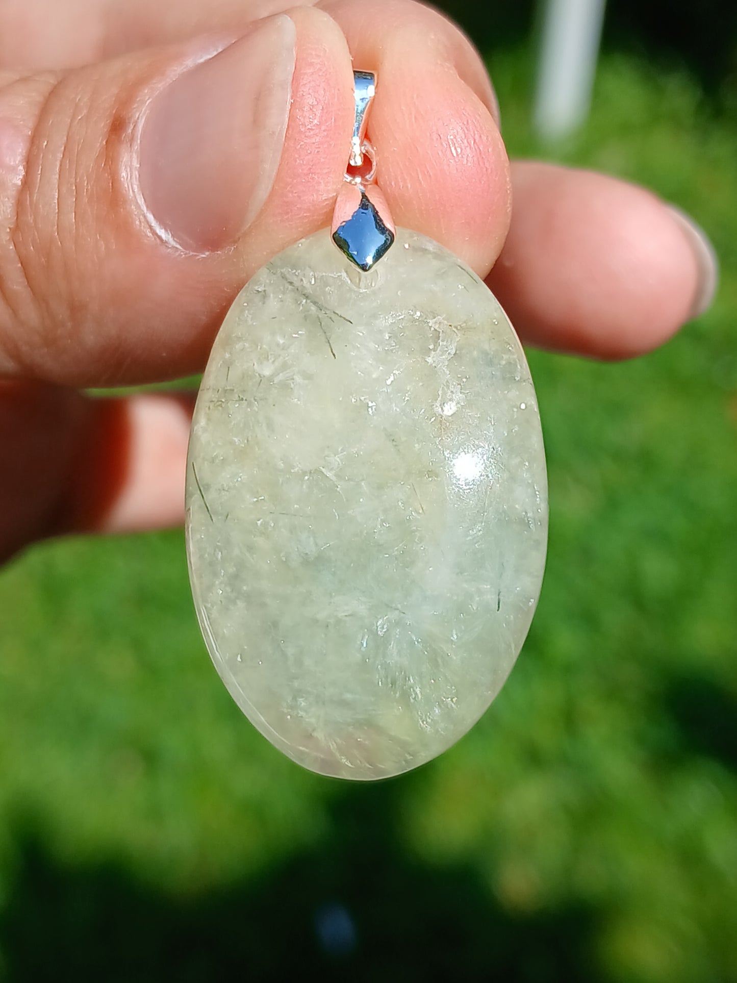 Pendentif Prehnite n°8