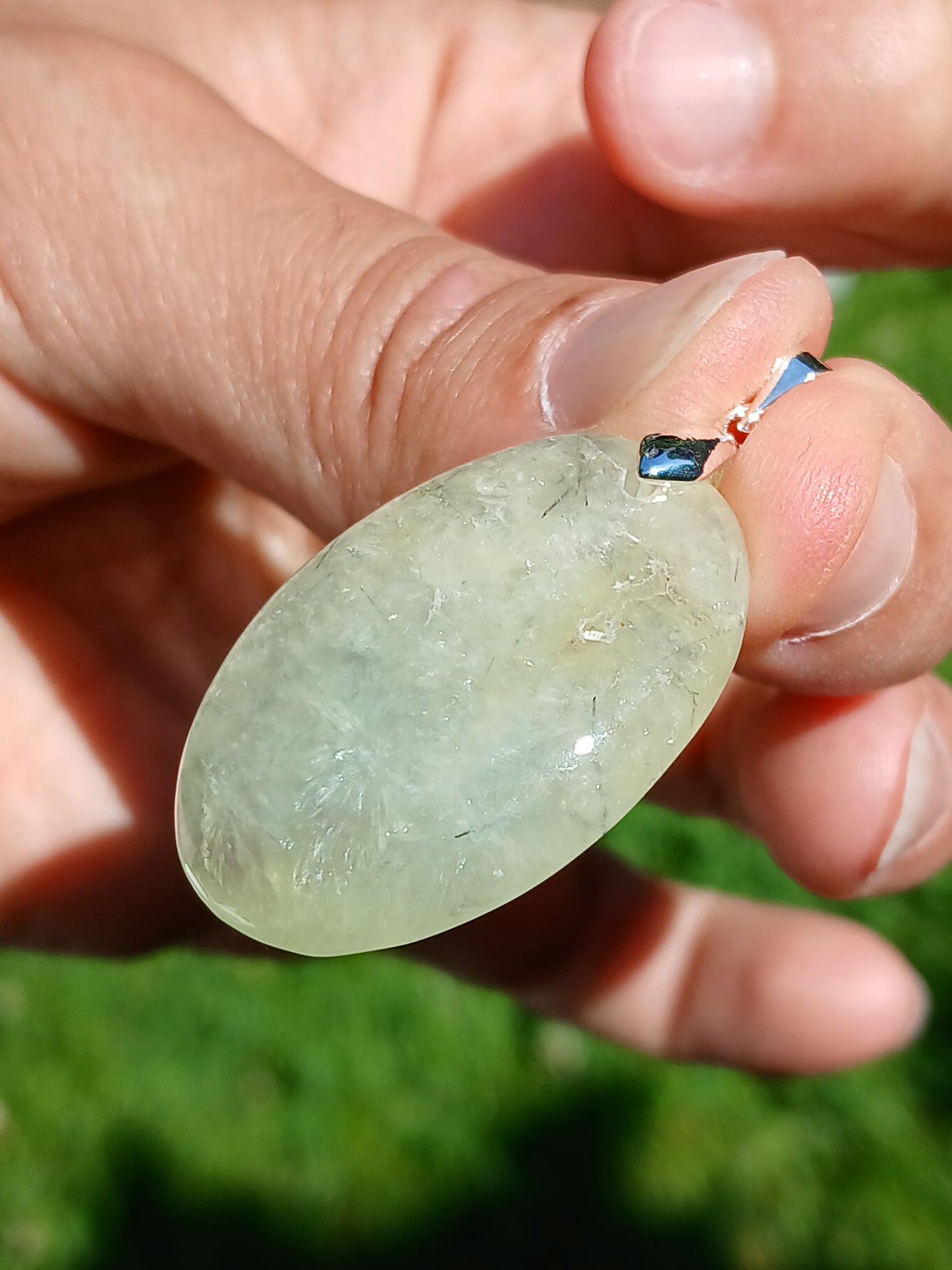 Pendentif Prehnite n°8