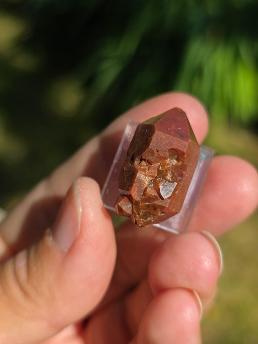 Quartz Hyacinthe de St Jacques de Compostelle (à choisir)