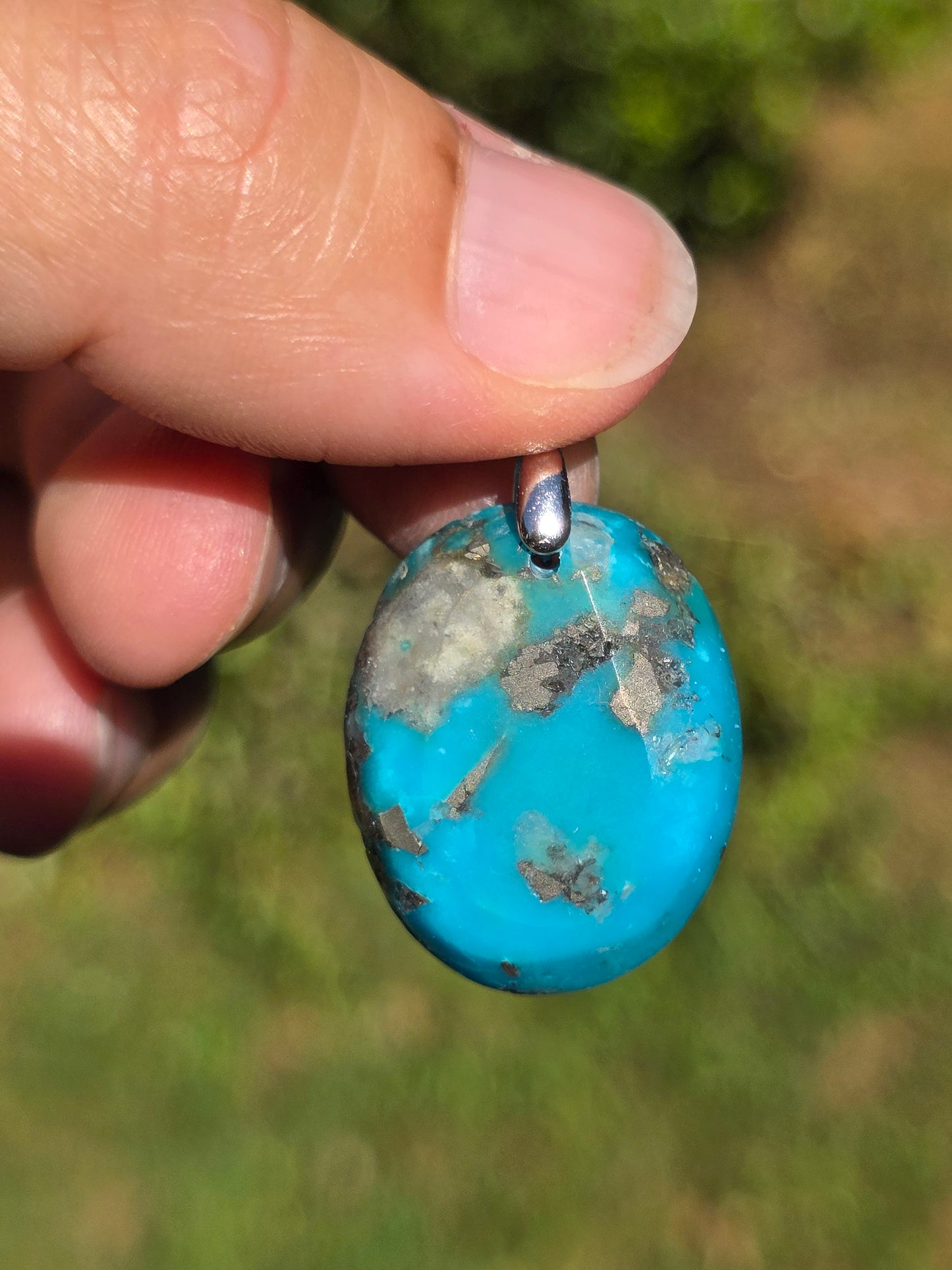 Pendentif Turquoise d'Iran n°8