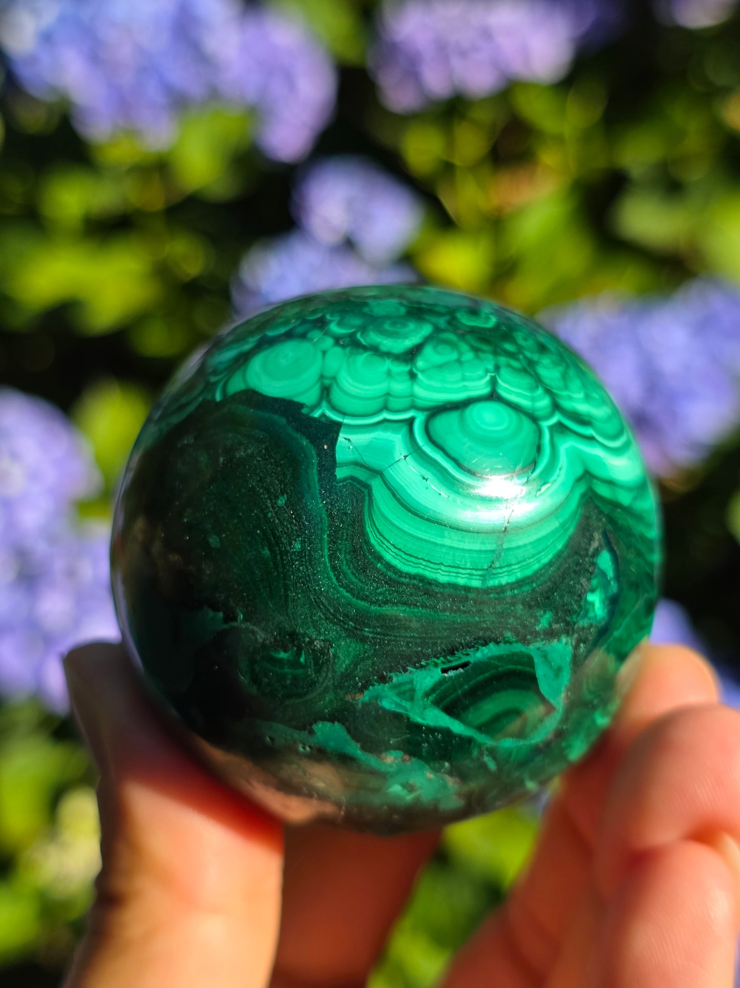 Sphère Malachite n°2
