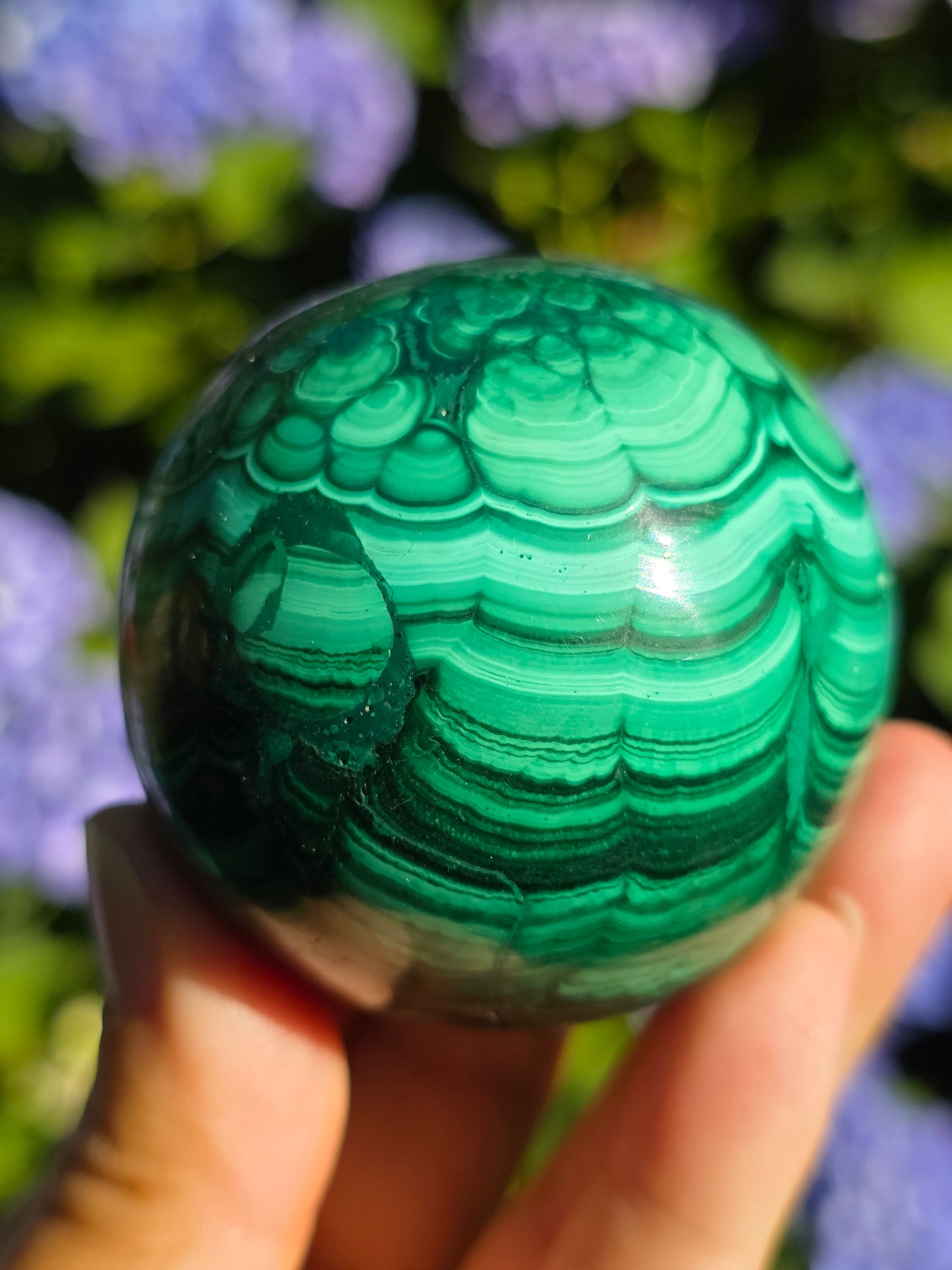 Sphère Malachite n°2