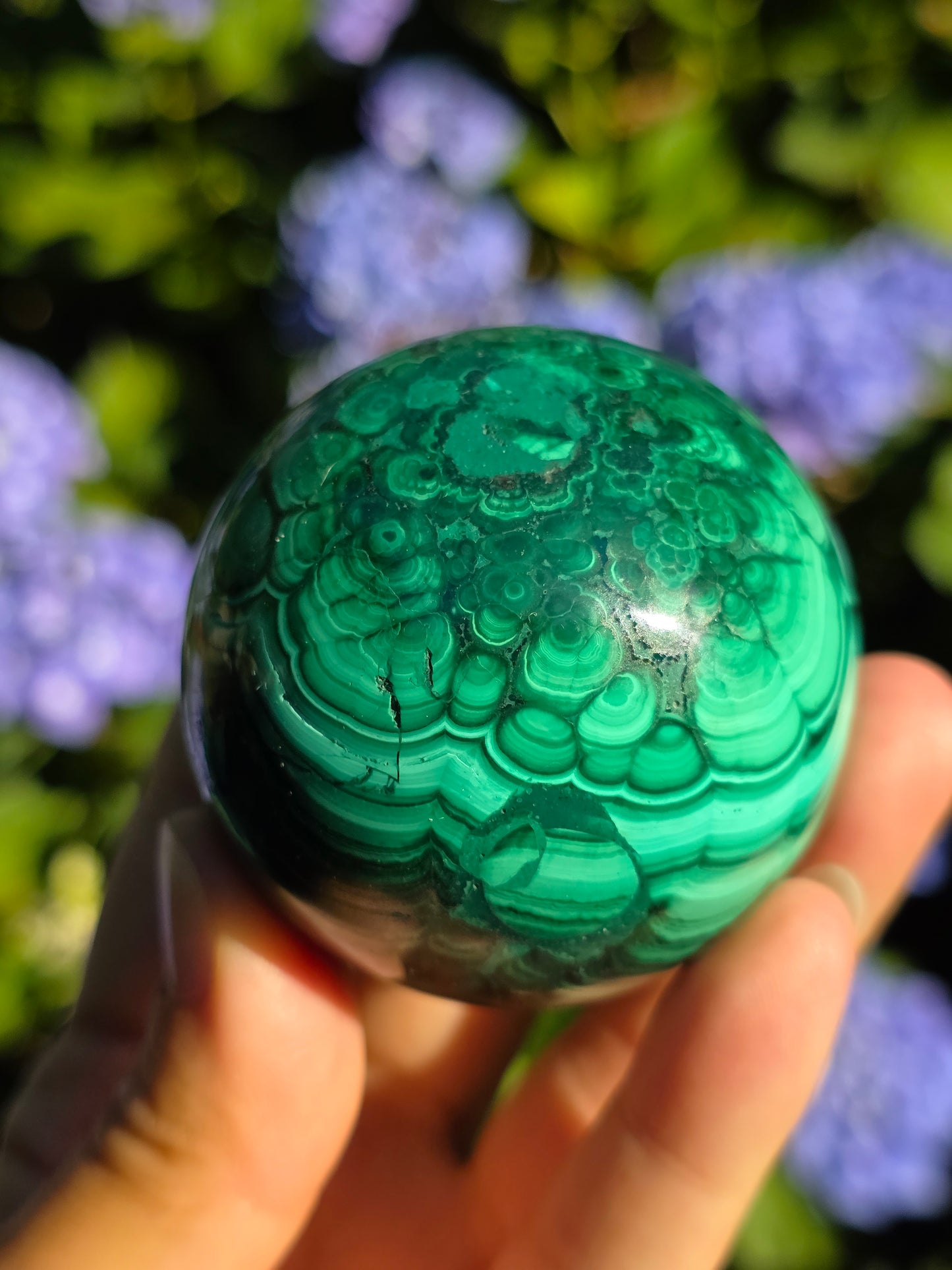 Sphère Malachite n°2
