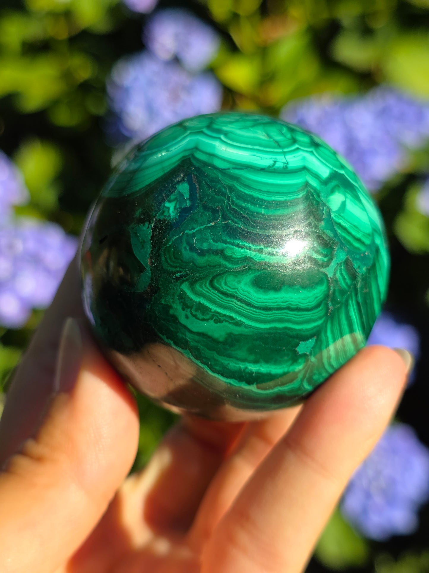 Sphère Malachite n°2