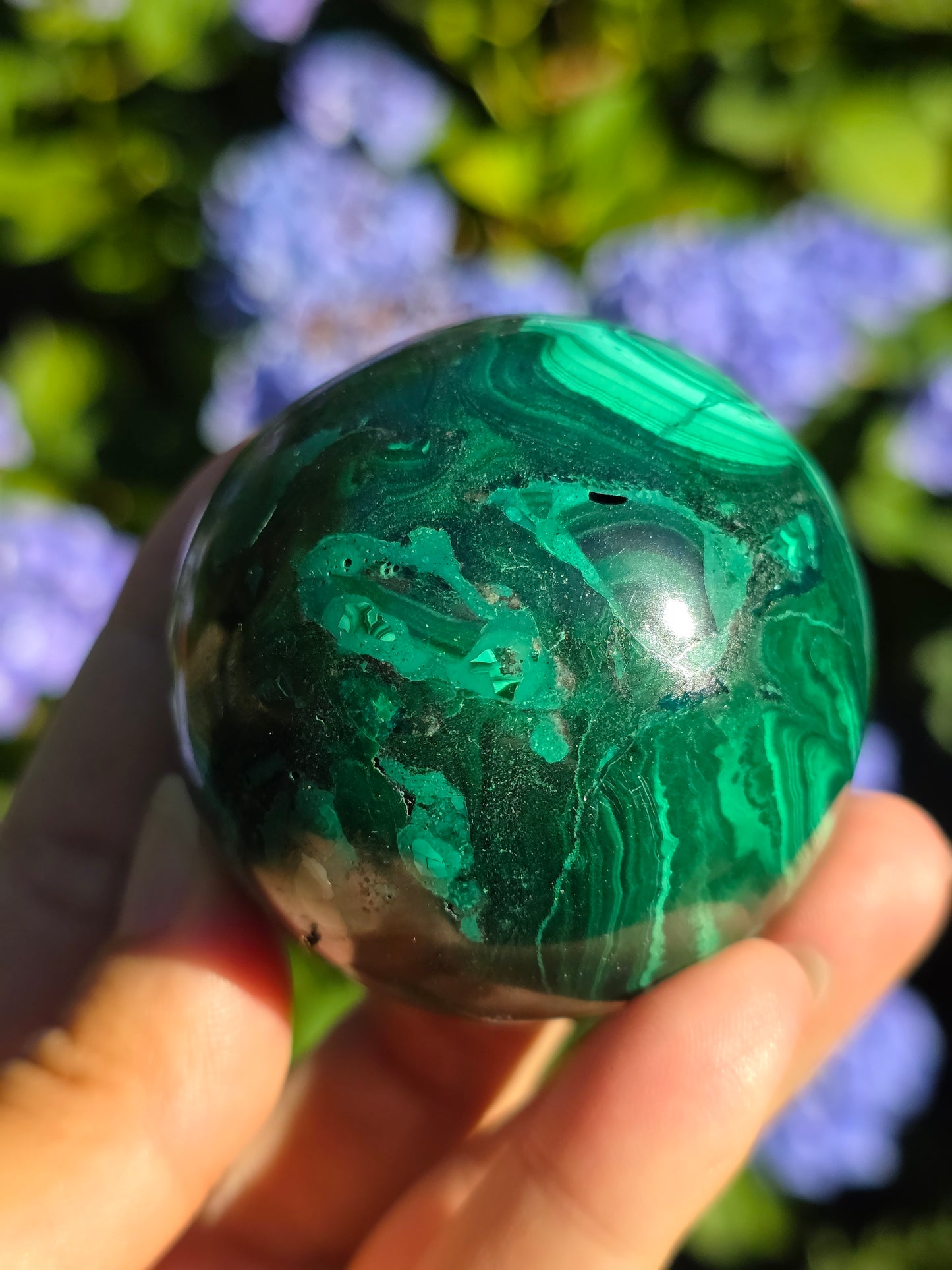 Sphère Malachite n°2
