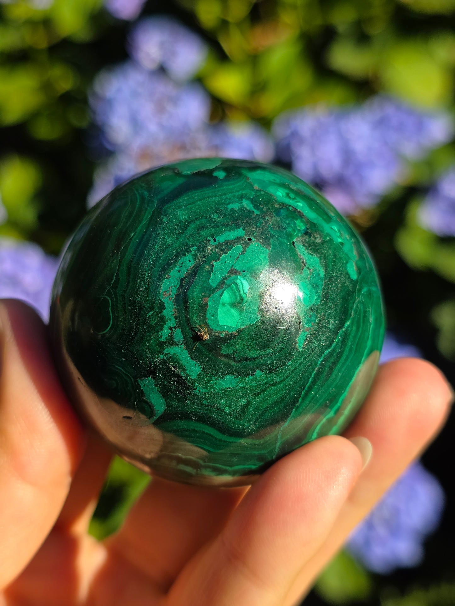 Sphère Malachite n°2