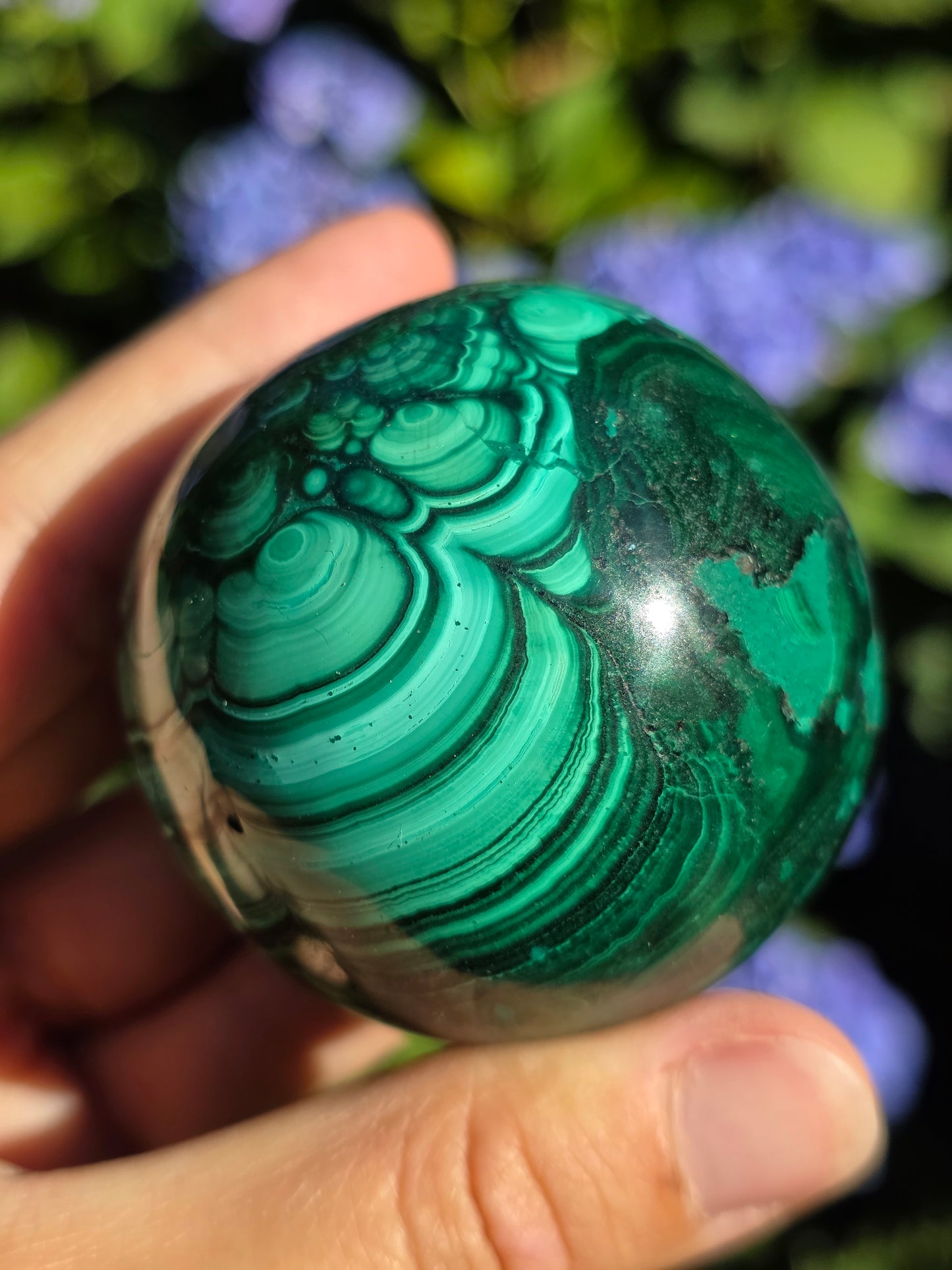 Sphère Malachite n°2