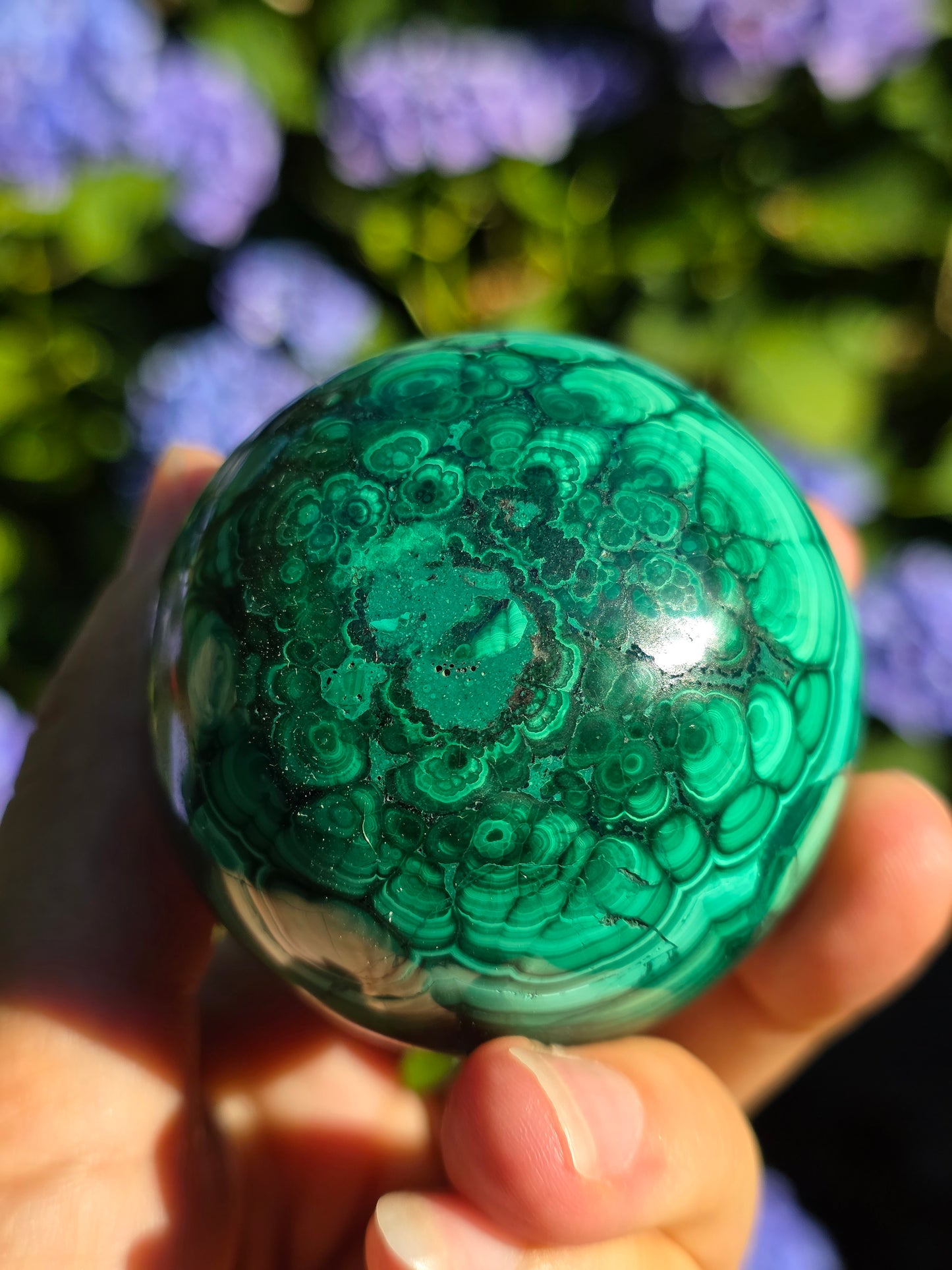 Sphère Malachite n°2