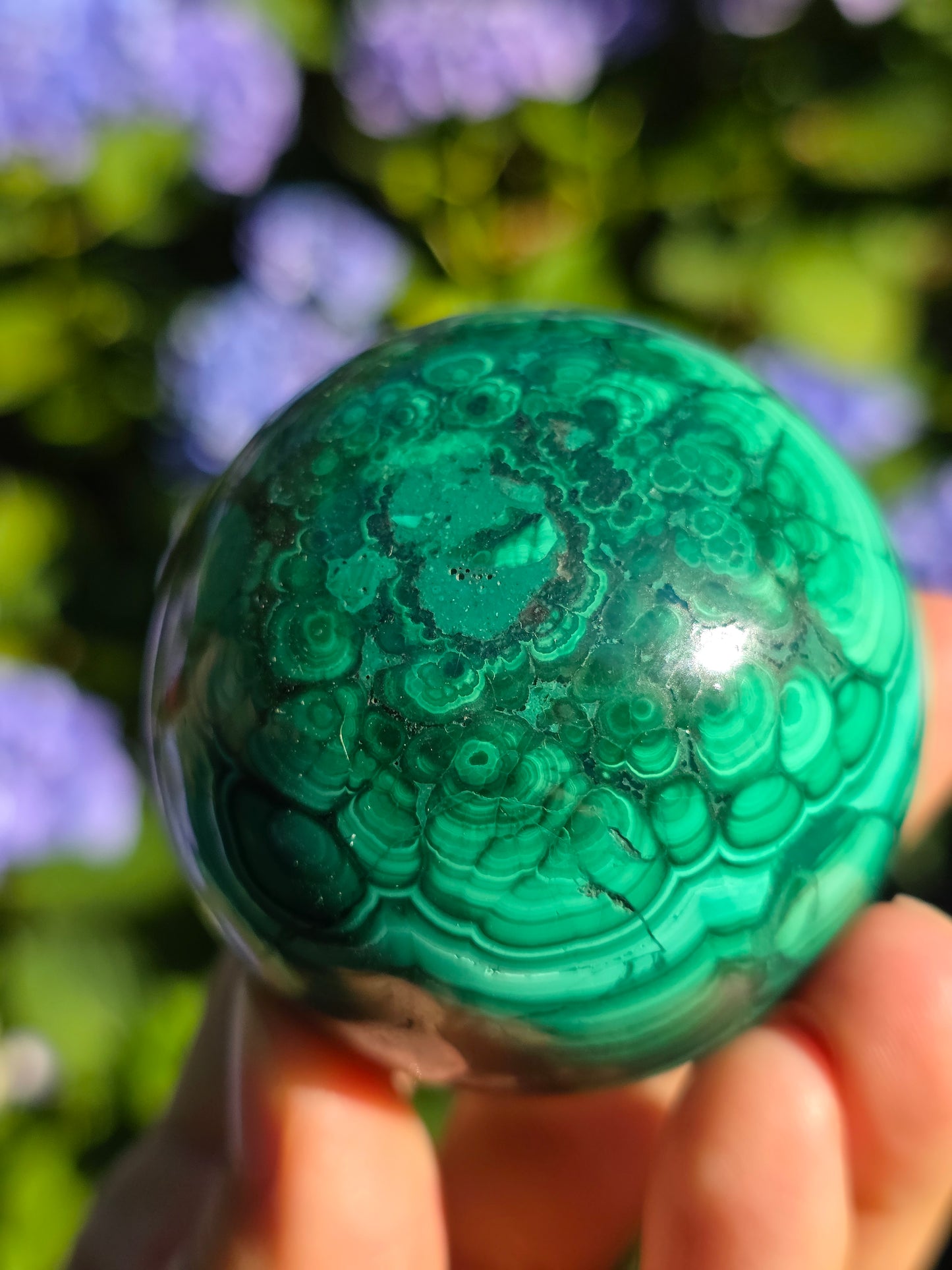 Sphère Malachite n°2
