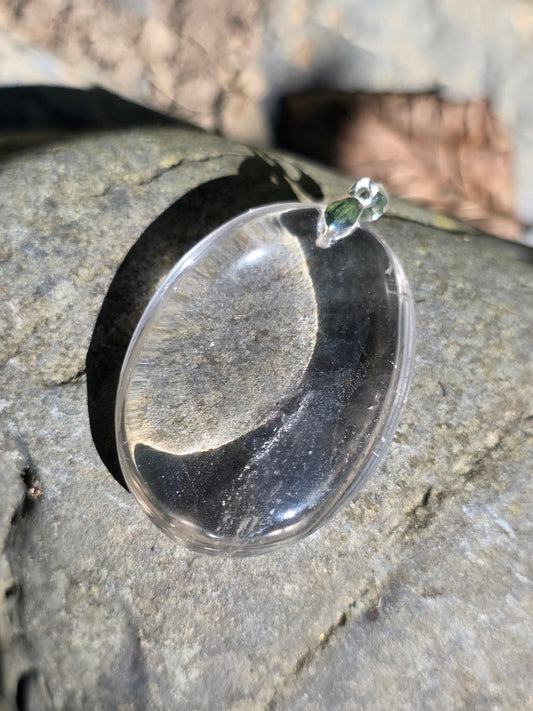 Pendentif Quartz fumé clair (à choisir)