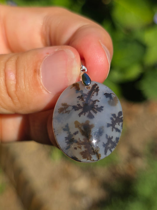 Pendentif Agate dendritique de Turquie n°2