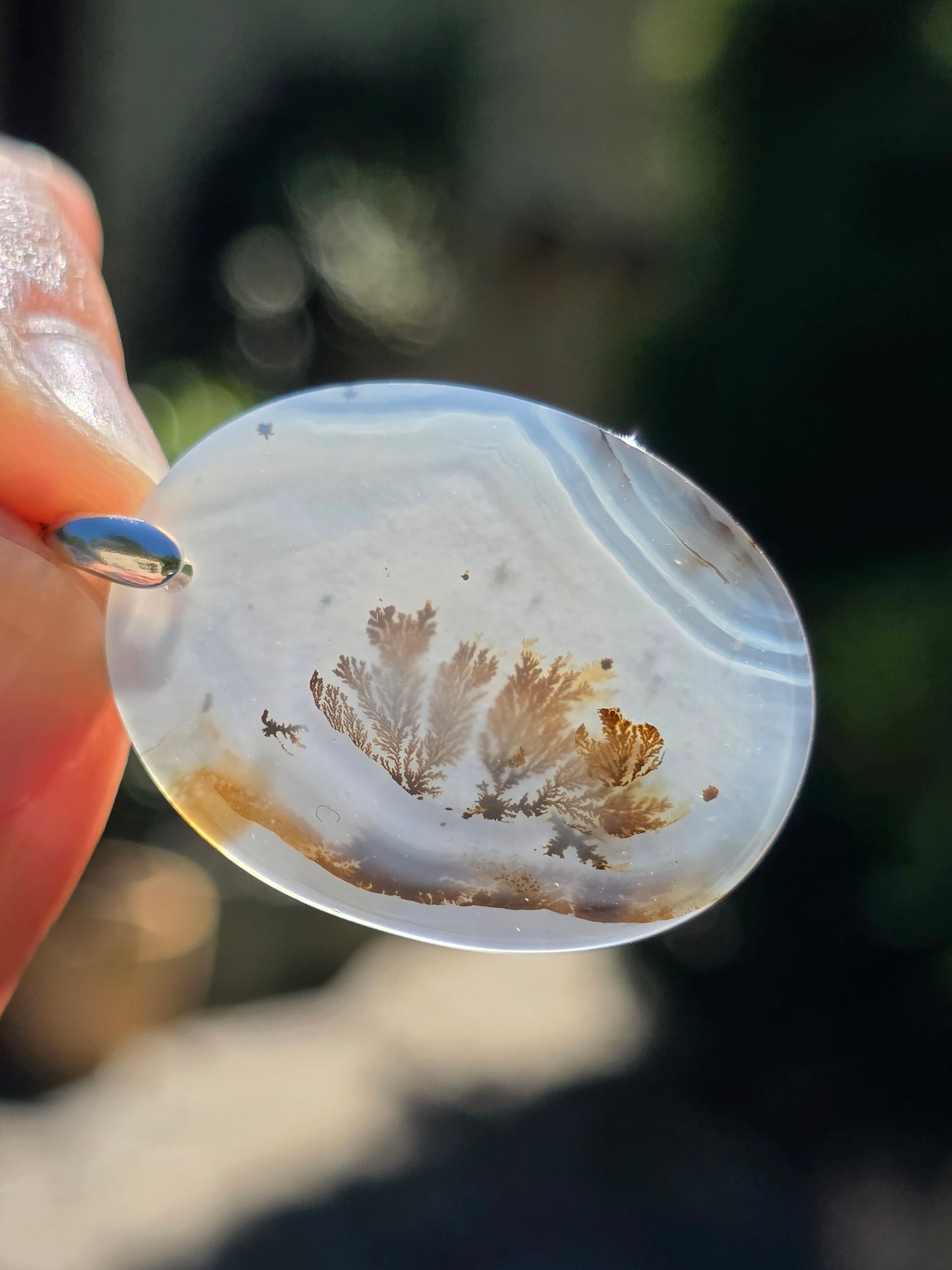 Pendentif Agate dendritique de Turquie n°3