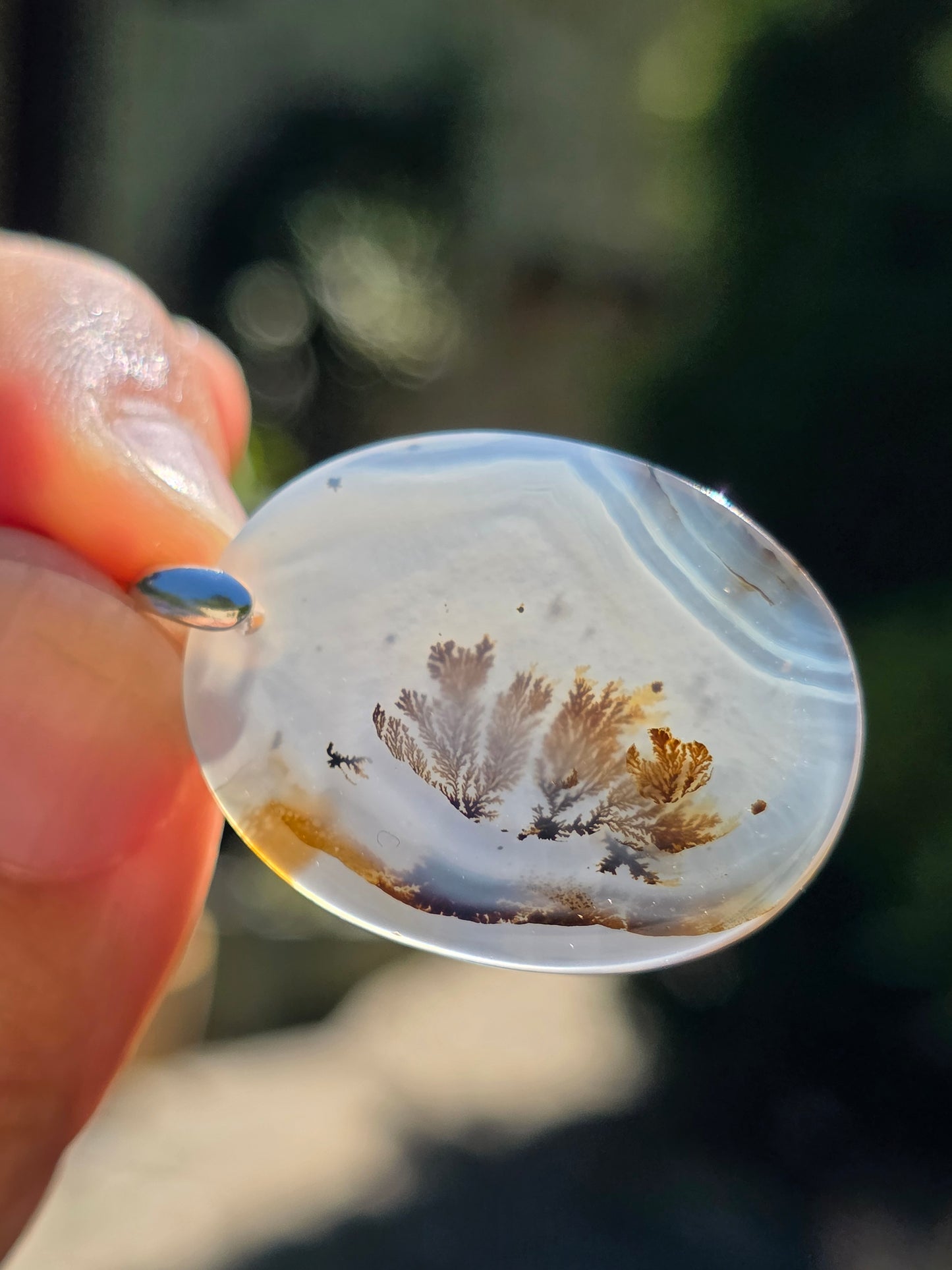 Pendentif Agate dendritique de Turquie n°3