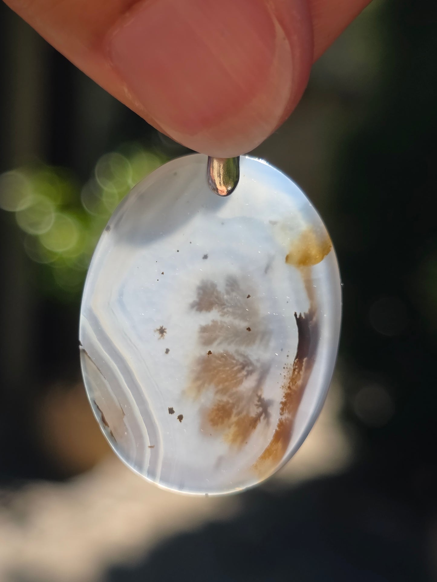 Pendentif Agate dendritique de Turquie n°3