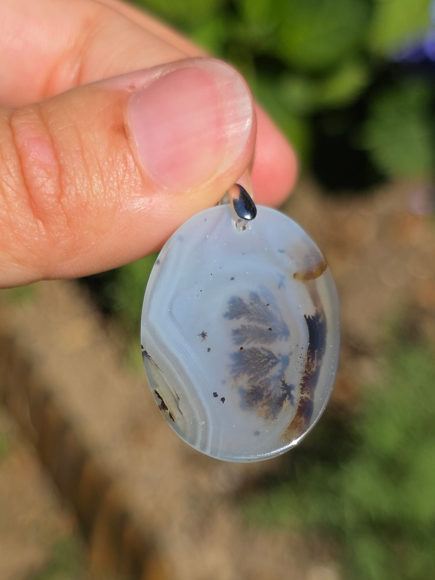 Pendentif Agate dendritique de Turquie n°3
