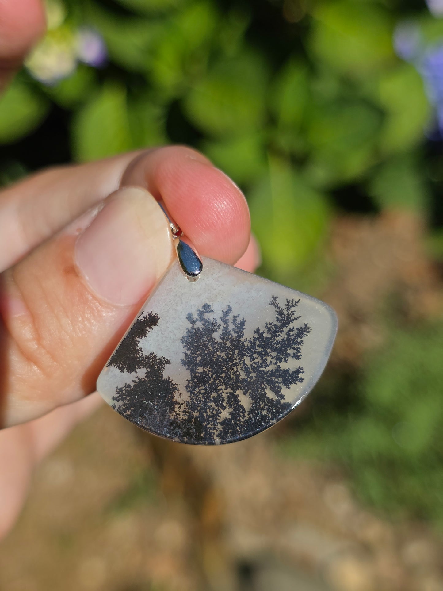 Pendentif Agate dendritique de Turquie n°4